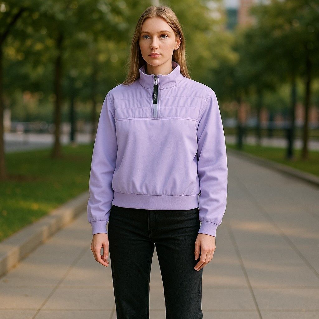 RLX Ralph Lauren GOLF XS Purple Zip Pullover 84688 Size XS / US 0-2 / IT 36-38 - 2 Thumbnail