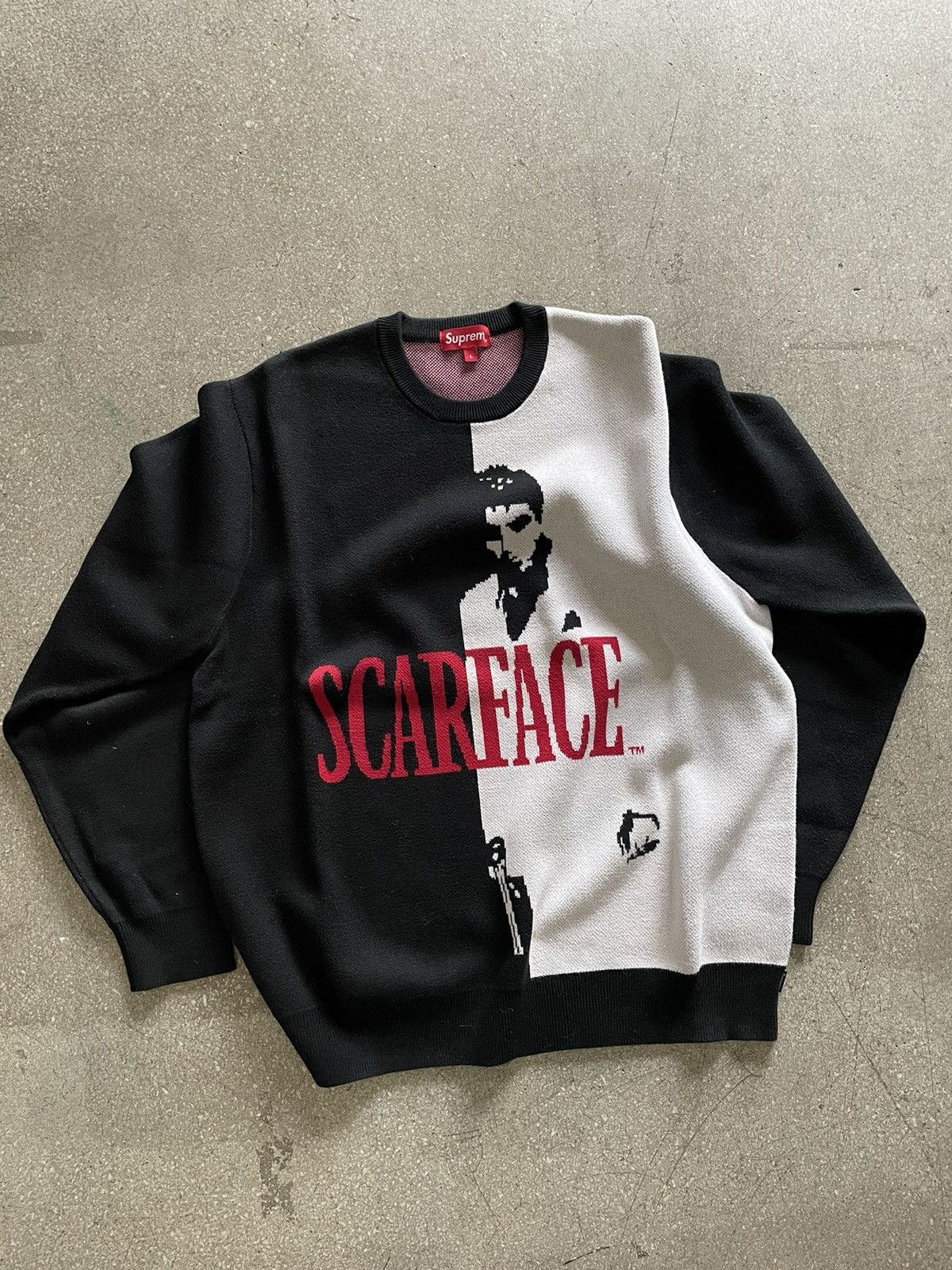 Supreme Supreme Scarface knit sweater Grailed