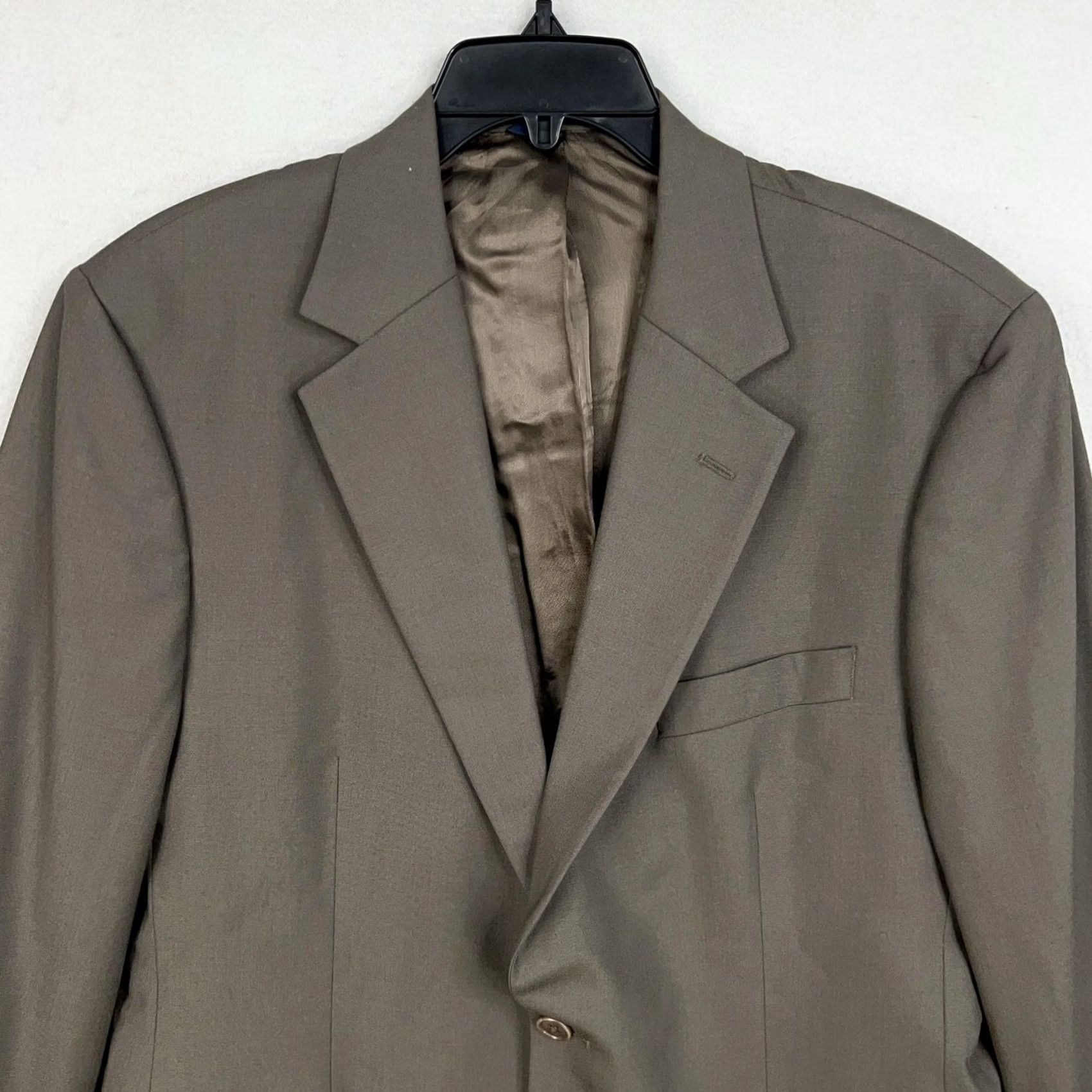 Brooks Brothers Brooks Brothers Mens Brown Wool Stretch Sport Coat 42R 346 Blazer Size 42R - 2 Thumbnail