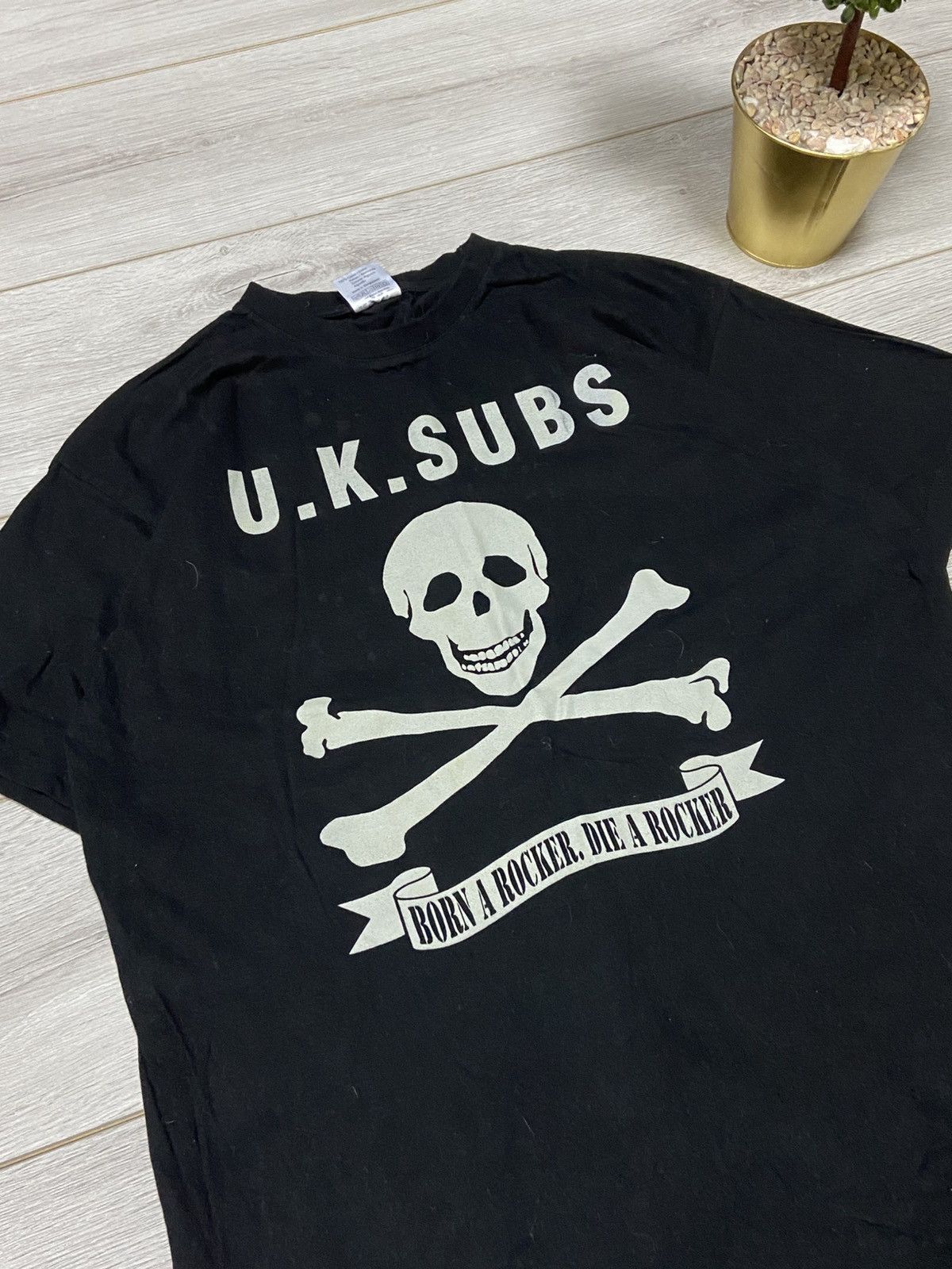 Band Tees Vintage Y2K UK SUBS skull ☠️ punk 30 years tour band tees Size US XL / EU 56 / 4 - 4 Thumbnail