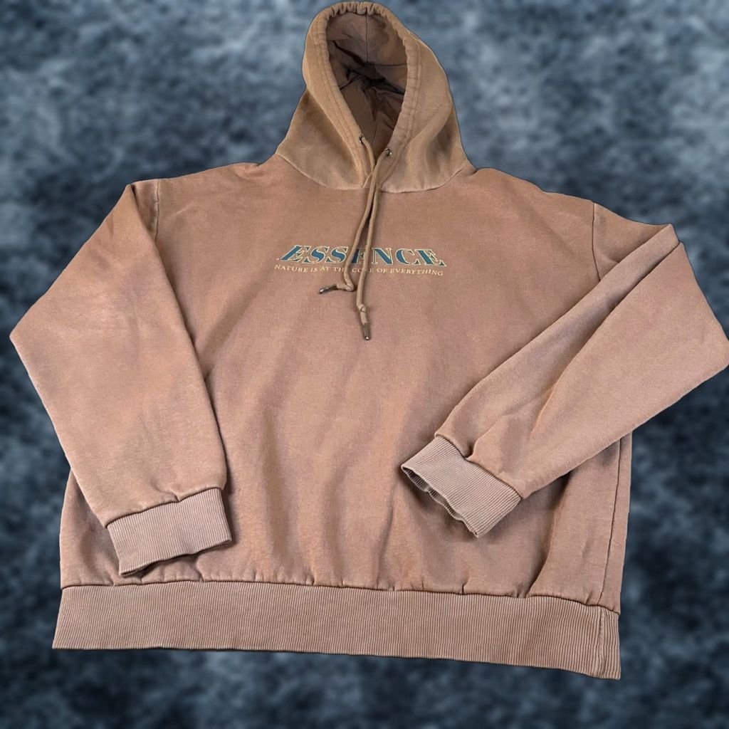 Denime VINTAGE Denim & Flower Hoodie Mens Large Brown Sweatshirt Pullover Size US L / EU 52-54 / 3 - 1 Thumbnail