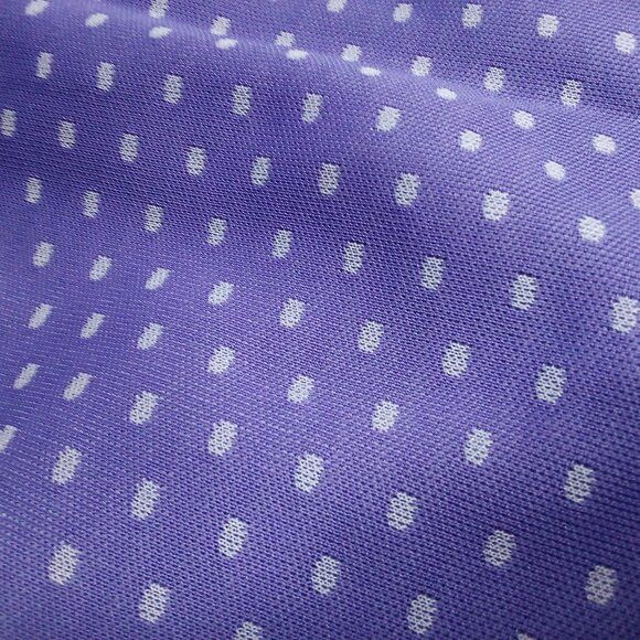 Other Vintage Purple Polka Dots Polyester Disco Shirt Size M / US 6-8 / IT 42-44 - 5 Thumbnail