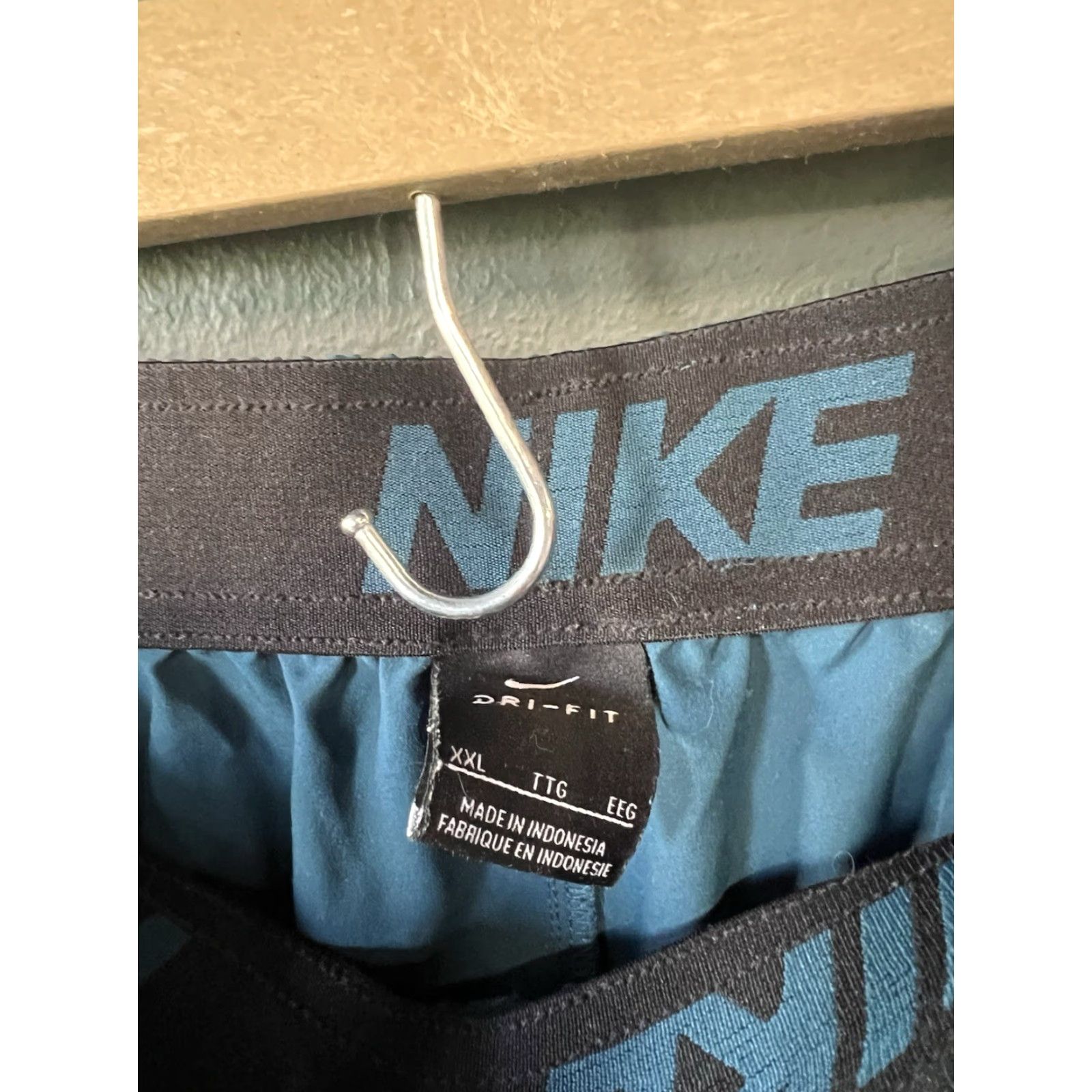 Nike NIKE FLEX Men's Athletic Shorts 2XL Blue Workout Gym Training Size US 39 - 3 Thumbnail