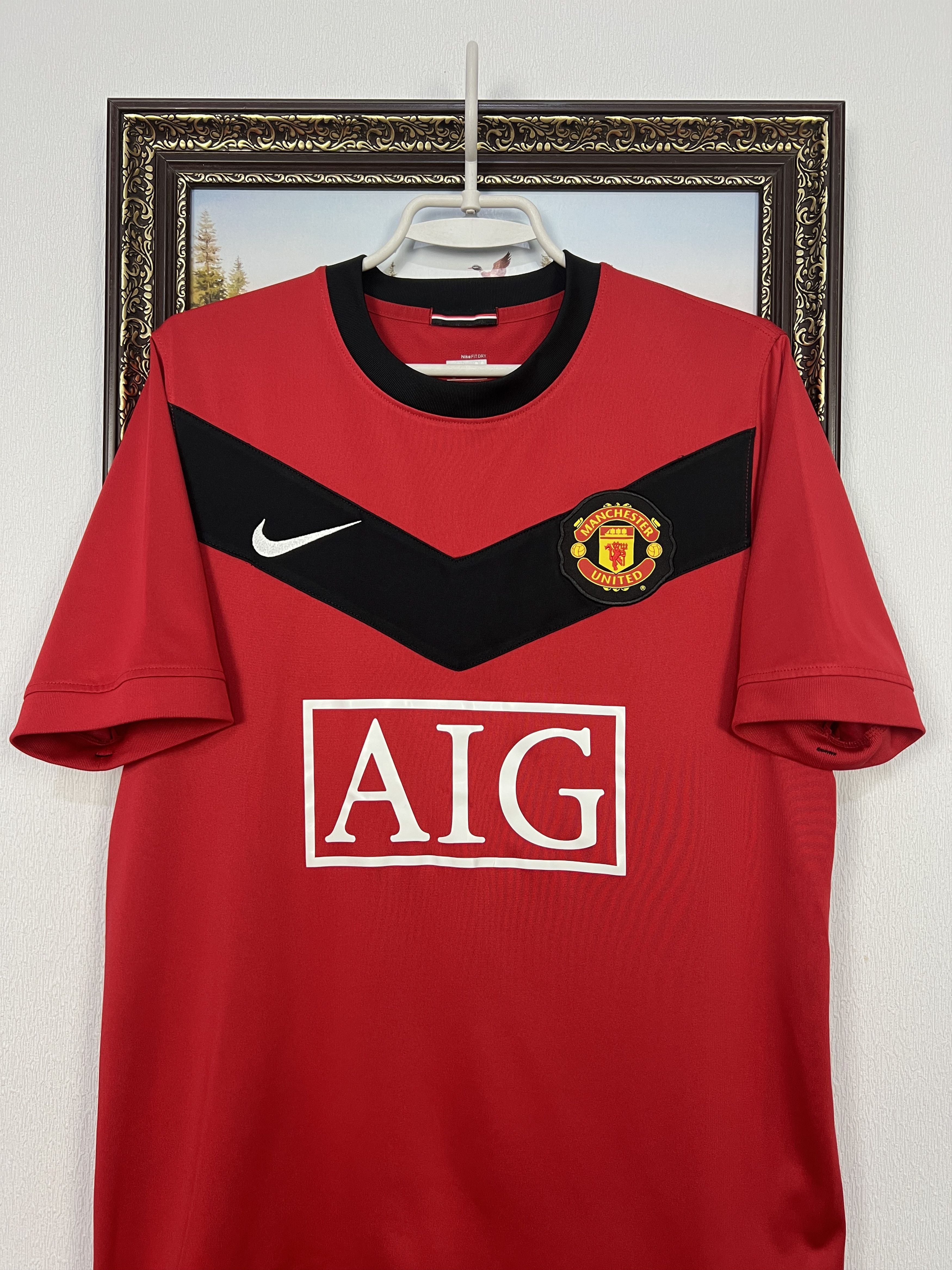 Nike Manchester United Home football shirt 2009 #11 Nike Size US M / EU 48-50 / 2 - 5 Thumbnail