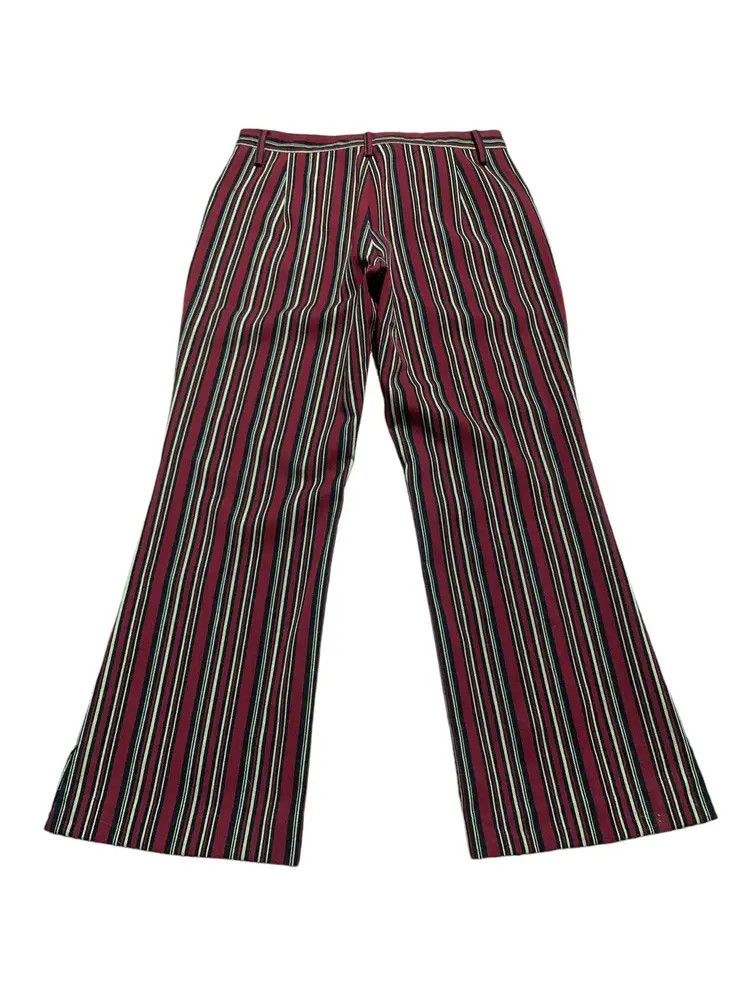 Marithe + Francois Girbaud Vintage Marithe Francois Girbaud striped flare pants Size 30" / US 8 / IT 44 - 11 Thumbnail