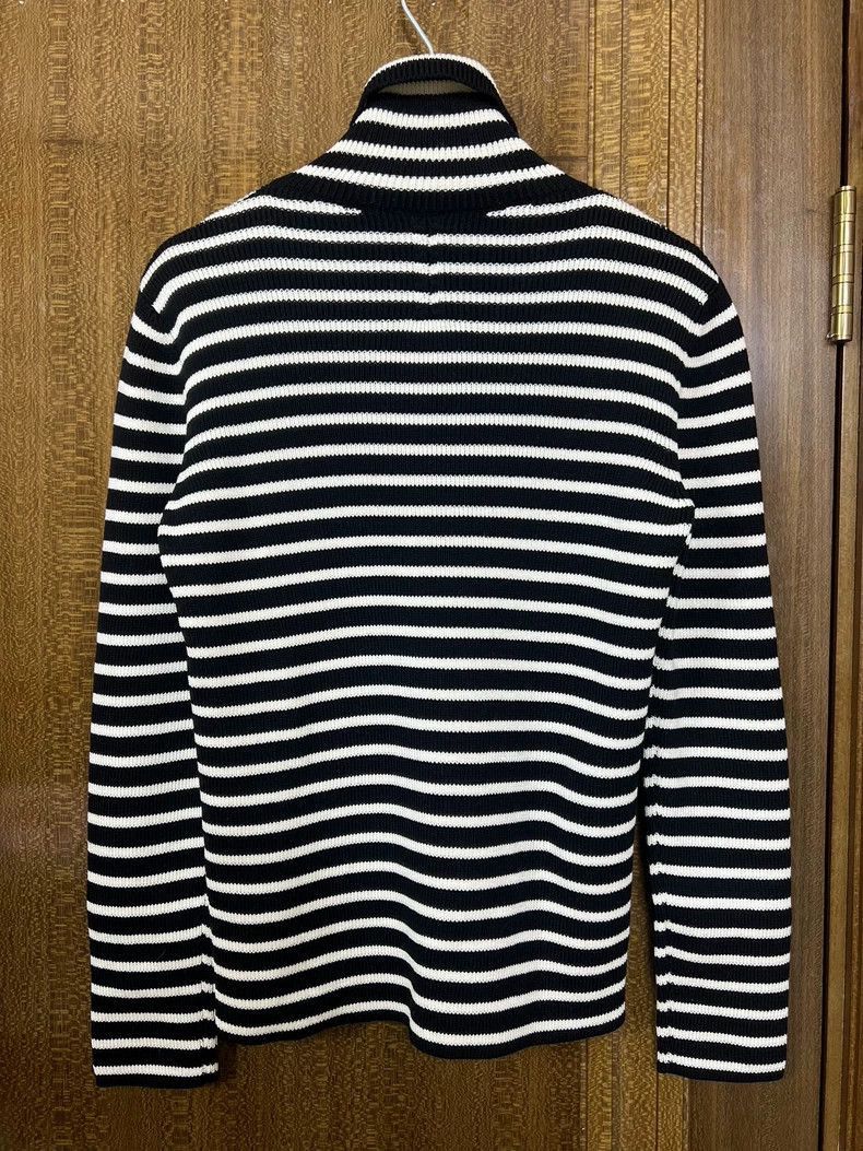 Saint Laurent Paris Saint Laurent Black White Striped Sweater-2505 Size US XS / EU 42 / 0 - 2 Thumbnail