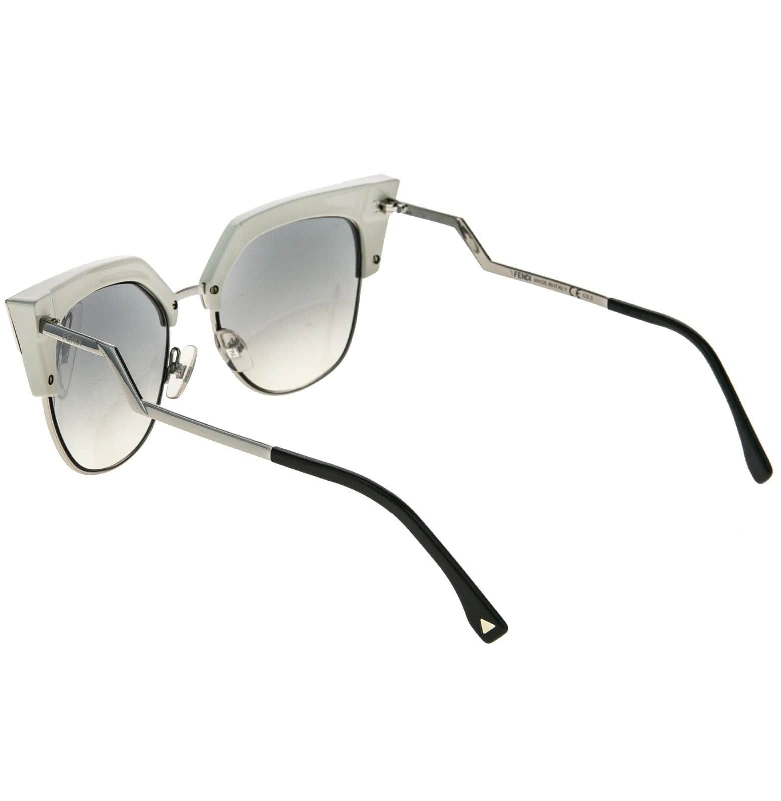 Fendi FENDI IRIDIA FF0149 Silver Gray Geometric Sunglasses 0149 Size ONE SIZE - 7 Thumbnail