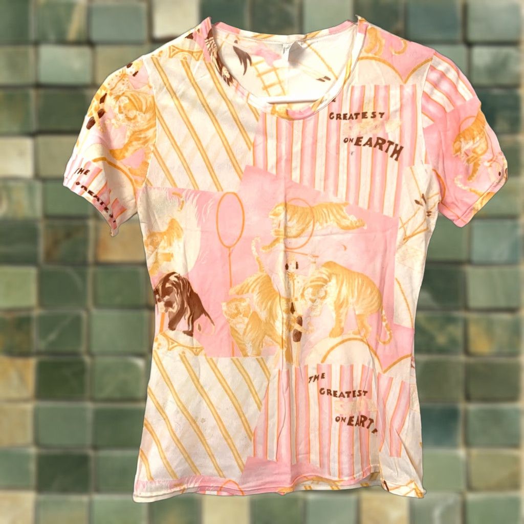 Vintage VINTAGE City Slickers Greatest Show On Earth Nylon Acetate T-Shirt Med Size M / US 6-8 / IT 42-44 - 1 Thumbnail