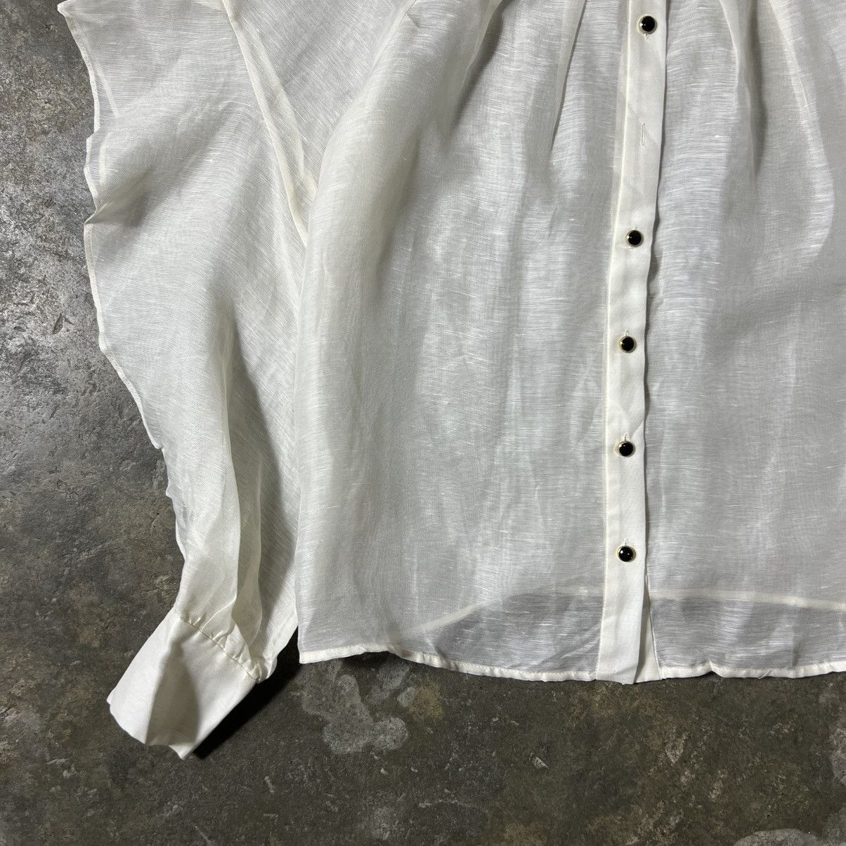 Zimmermann Zimmermann - Fall/24 - "In Illustration" Waterfall Blouse Size M / US 6-8 / IT 42-44 - 7 Thumbnail