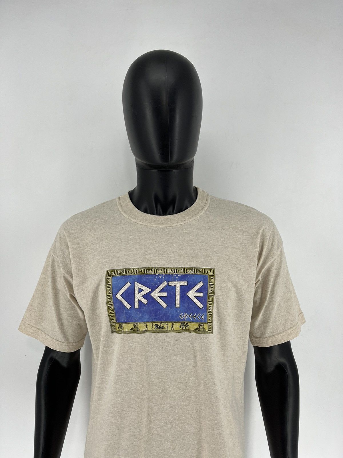Vintage Vintage Greece Crete Tourist Tee Graphic 90s Size US L / EU 52-54 / 3 - 1 Thumbnail