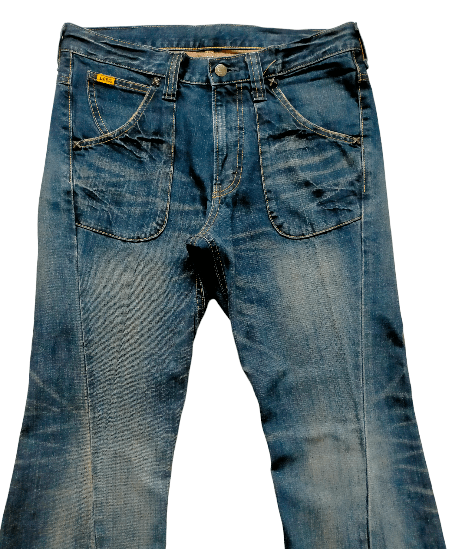 Japanese Brand × Lee Flare Jeans Lee Riders Japan Boot cut Denim Size US 31 - 3 Thumbnail