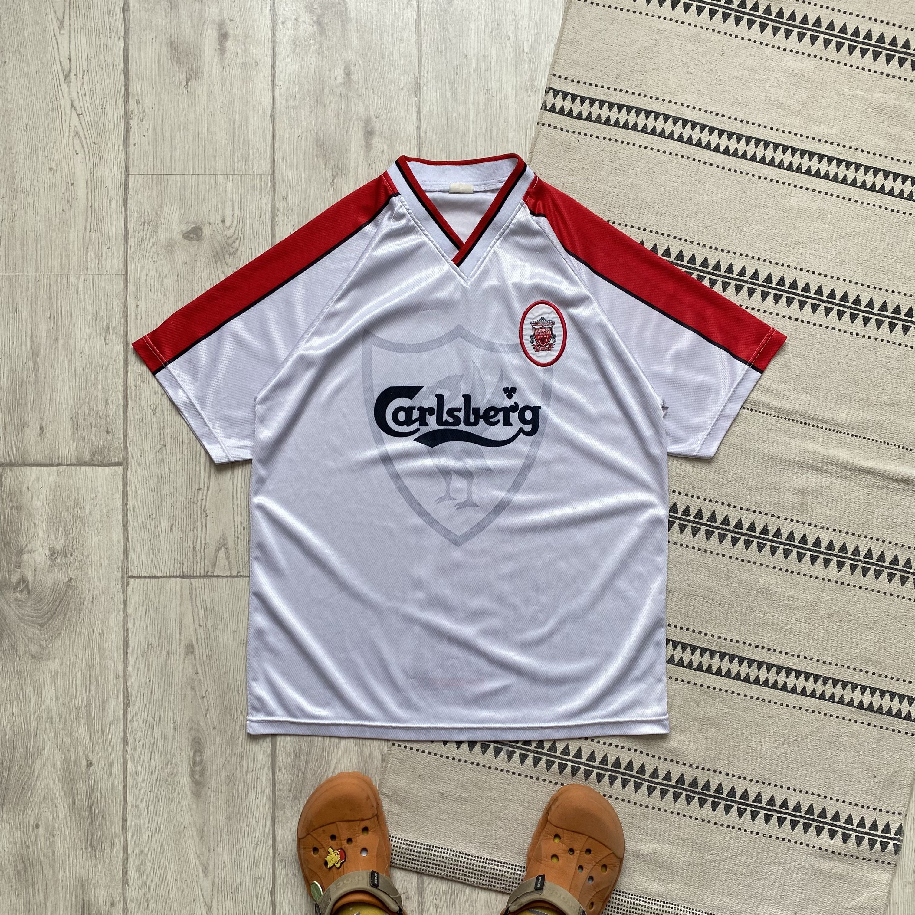 Nike ⚽️ Vintage Carlsberg Liverpool FC jersey Blockore Size US L / EU 52-54 / 3 - 1 Thumbnail