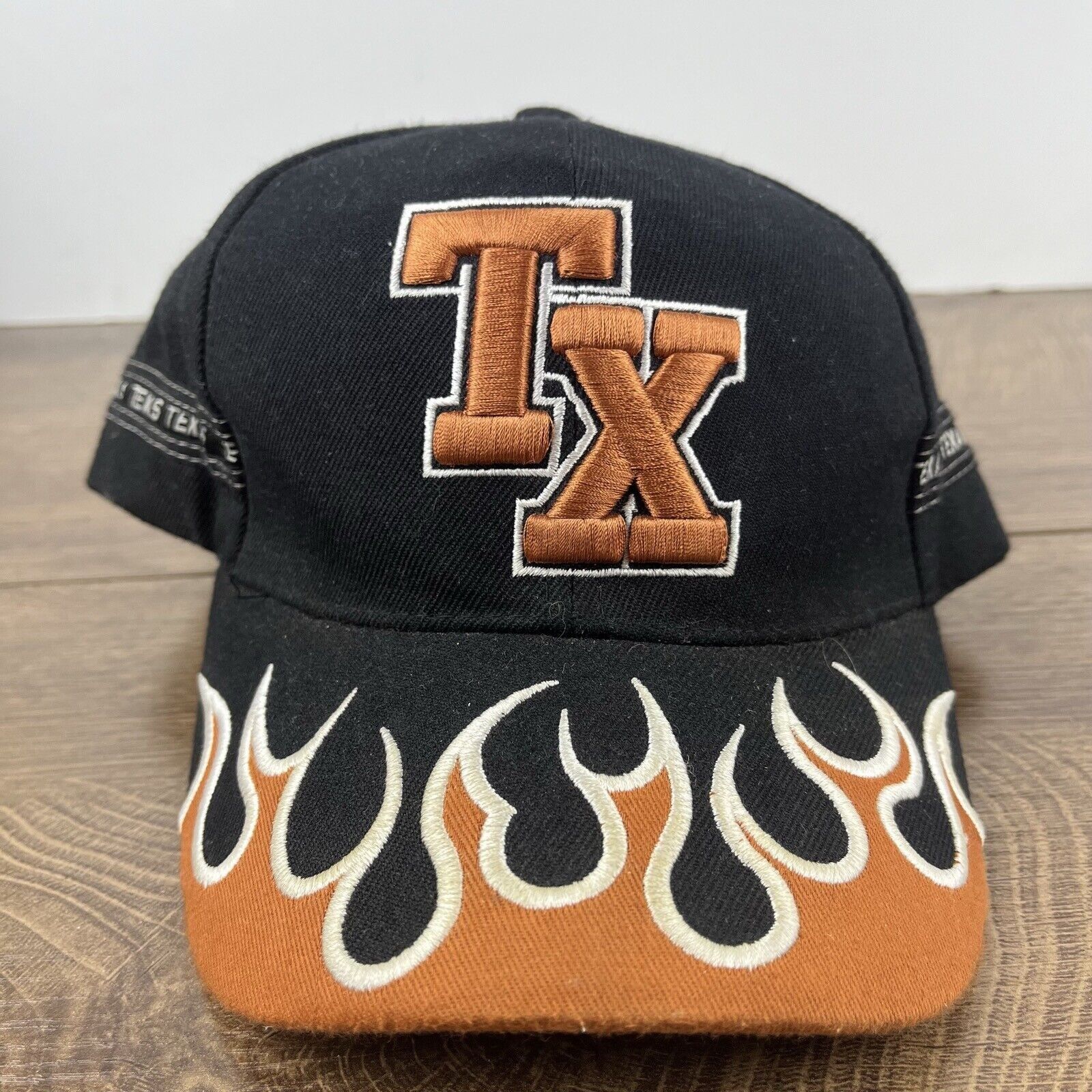 Other Texas Hat Black Orange Texas Hat Black Adjustable Hat Black Size ONE SIZE - 5 Thumbnail