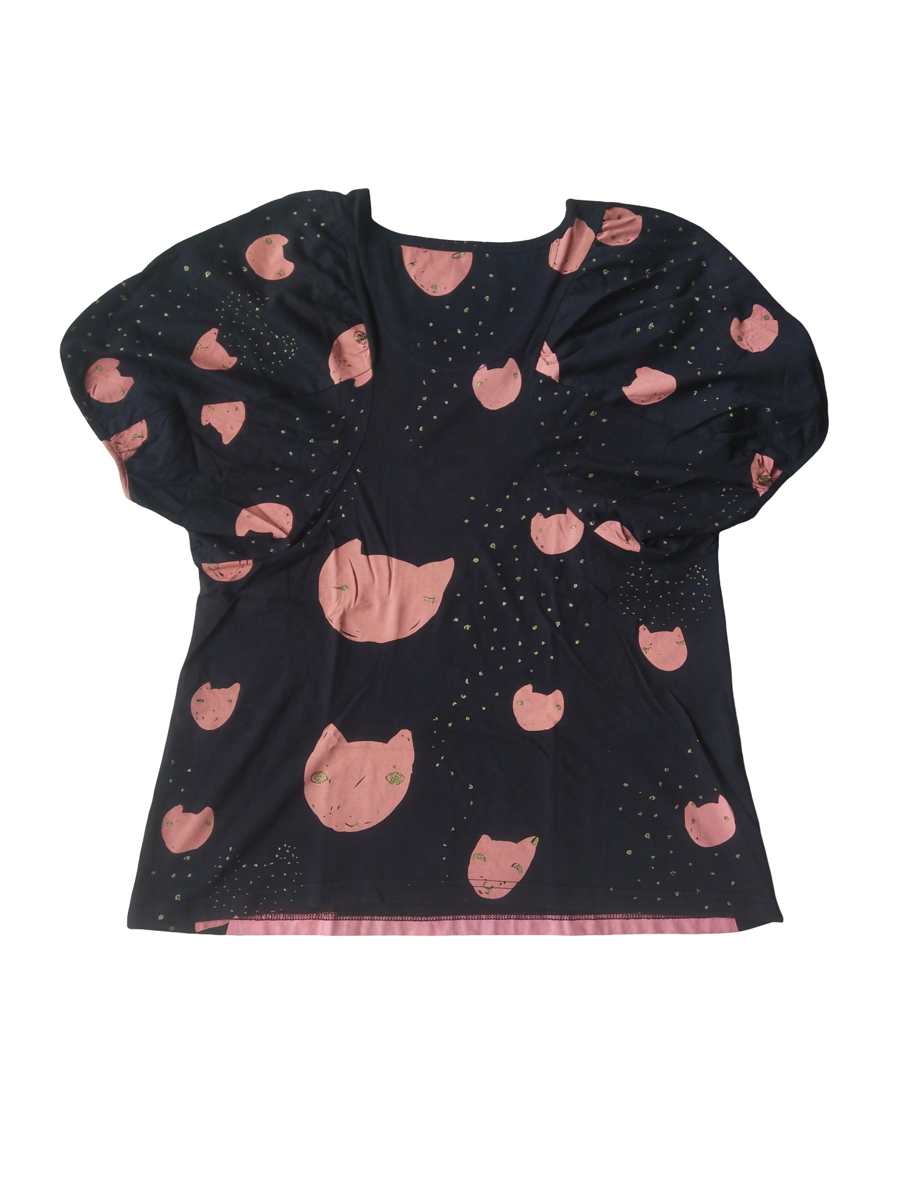 Tsumori Chisato Tsumori Chisato / Issey Miyake Cat's AOP Batwing T-Shirt Size M / US 6-8 / IT 42-44 - 5 Thumbnail