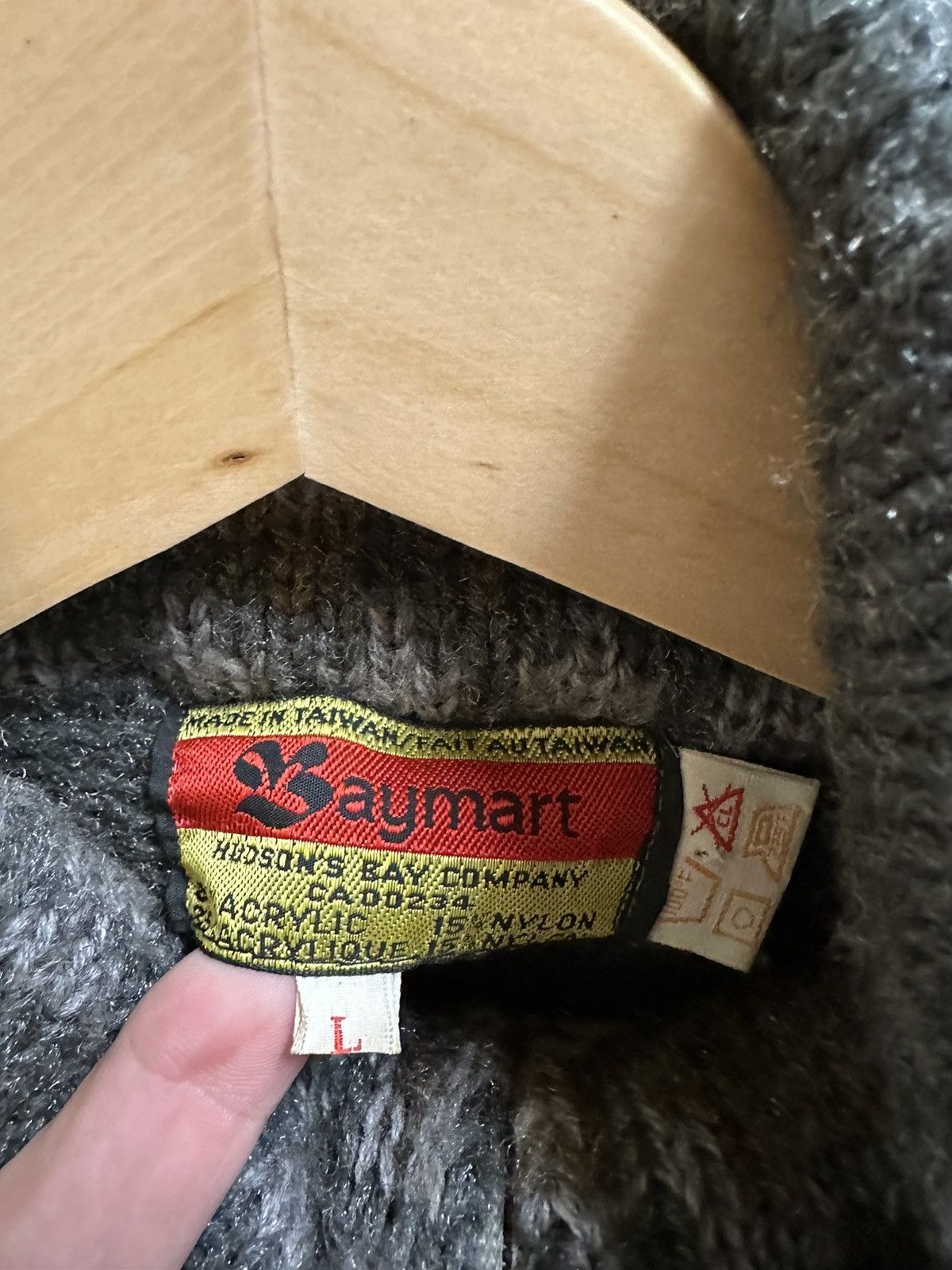 Vintage Vintage 1980s Baymart Zip-up Sweater Large Size US L / EU 52-54 / 3 - 3 Thumbnail