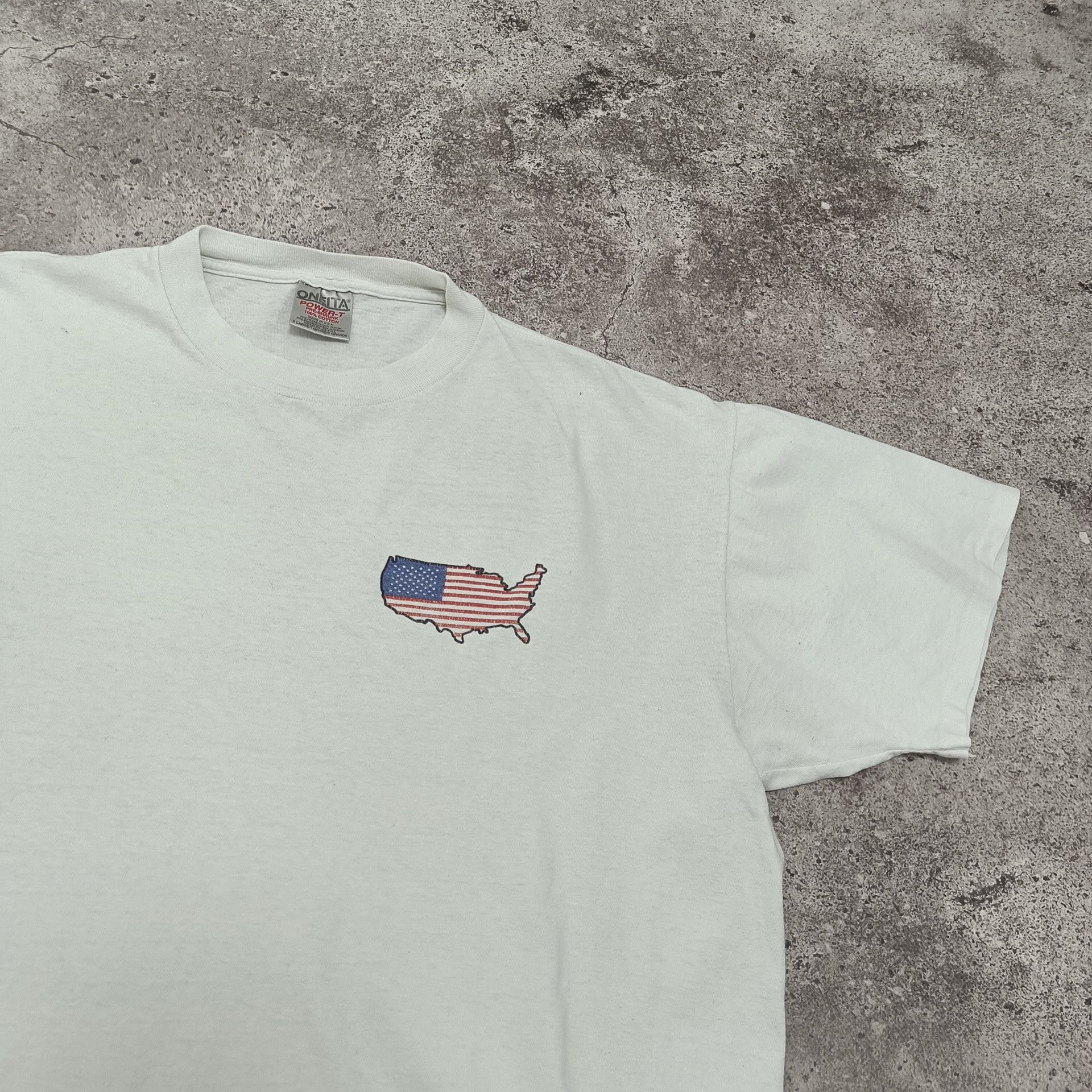 Vintage Vintage United States of America full states t-shirt Size US XL / EU 56 / 4 - 4 Thumbnail