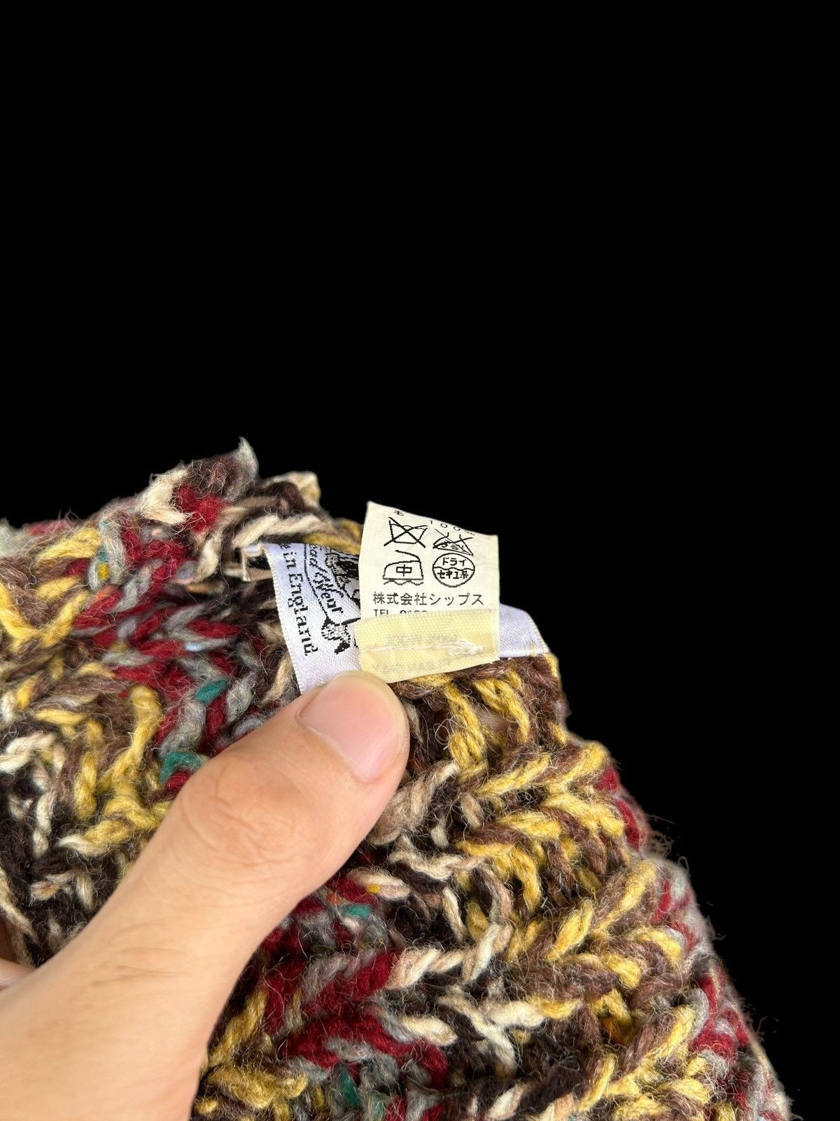 Japanese Brand × Kapital × Vintage SHIPS Crochet Knitt Big Beanie Hats Rare ☠️☠️ Size ONE SIZE - 9 Thumbnail