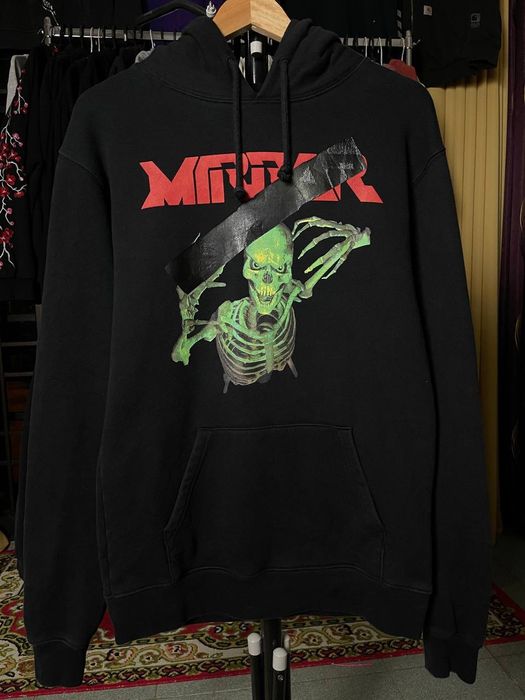 Off white skull mirror hoodie sale