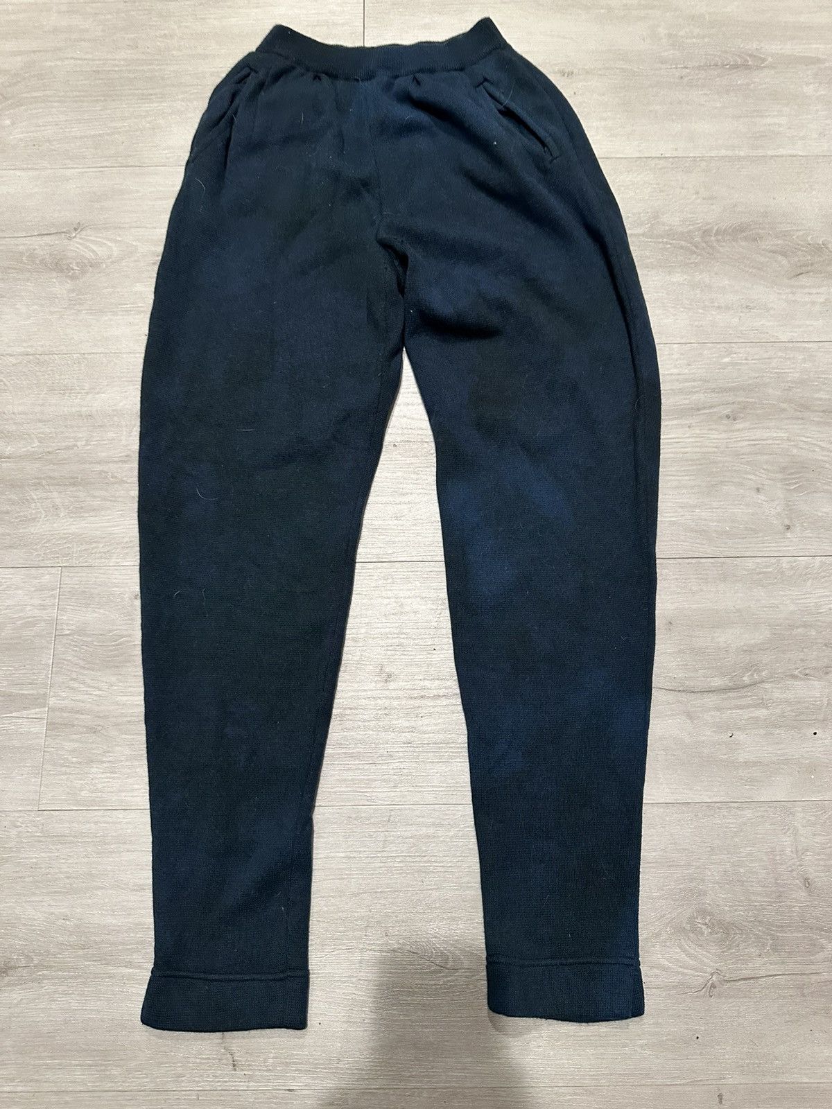 Image of Celine Dip Dye Wool Sweats Blue And Black Size 30, Men's