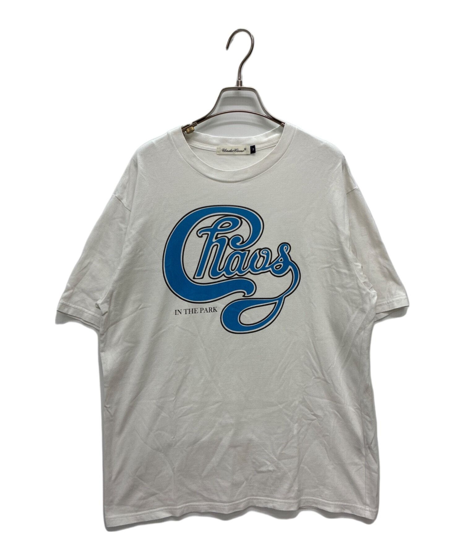 UNDERCOVER Chaos IN THE PARK Short Sleeve T-shirt White Size 3