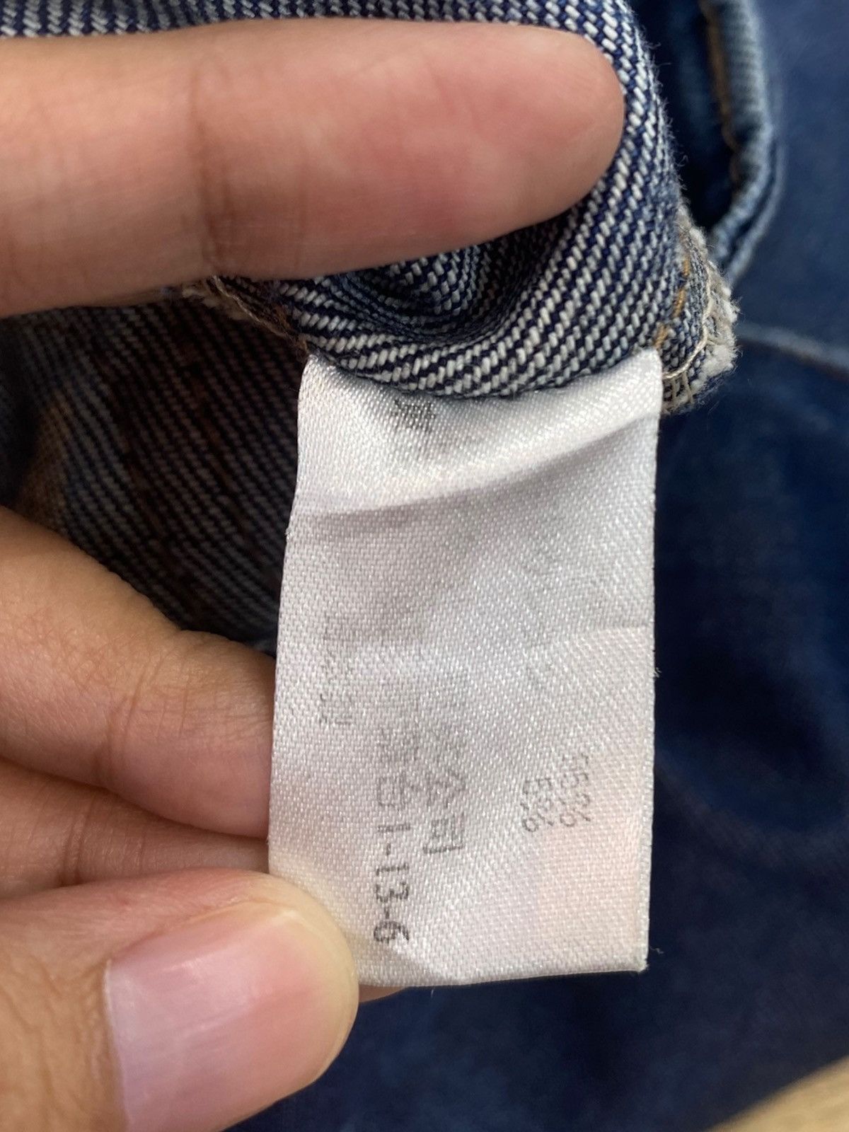 Japanese Brand Japanese Brand Dark Blue Wash Style Straight Cut Jeans Size US 26 / EU 42 - 11 Thumbnail