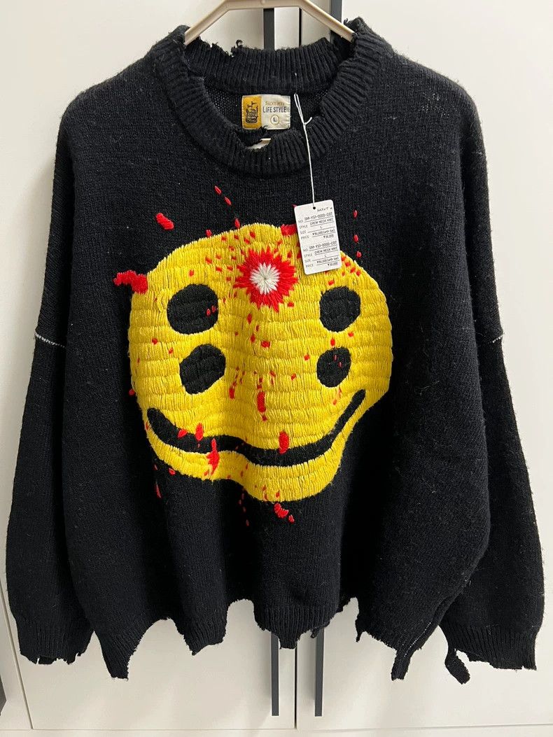 Supreme SAINT LAURENT x CPFM Smile Sweater Size US M / EU 48-50 / 2 - 1 Thumbnail
