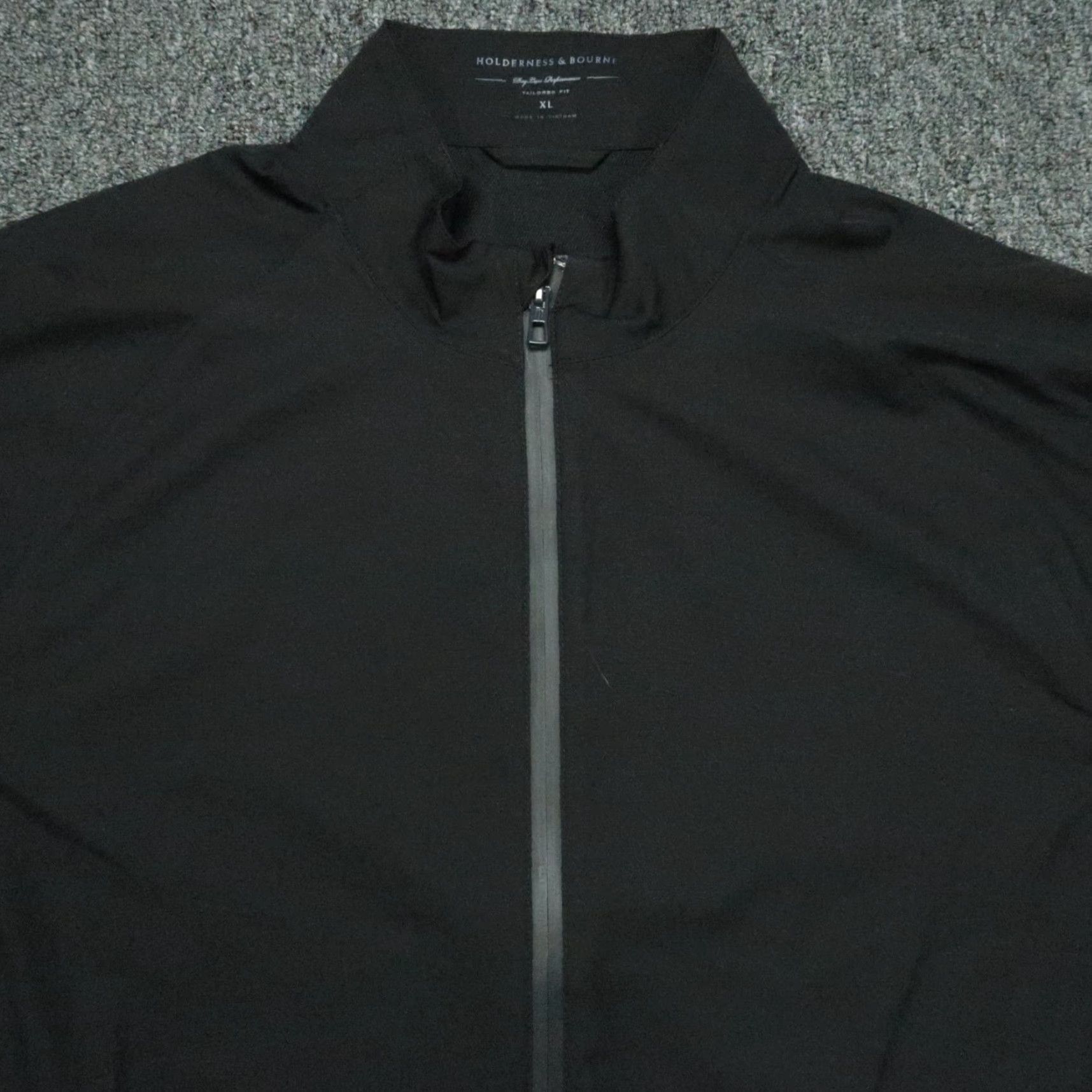 Vintage **Black Holderness & Bourne Mens XL Jacket Mid-Length Zip Pockets** User: Black Holderness & Bourne Mens XL Jacket Mid-Length Zip Pockets Size US XL / EU 56 / 4 - 2 Thumbnail