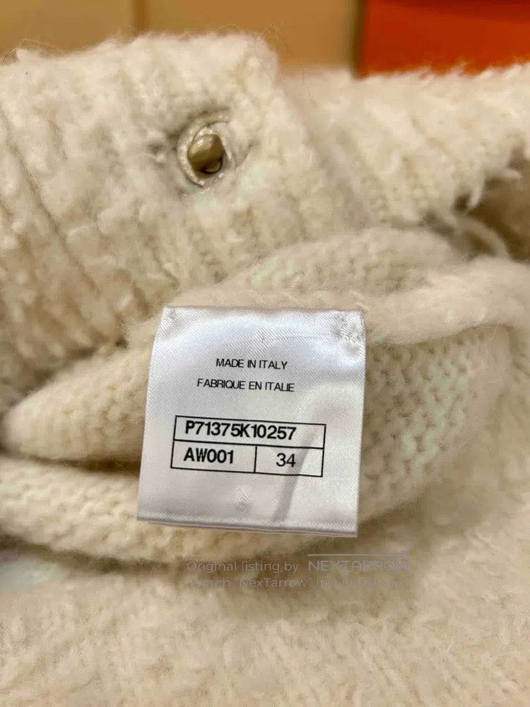 Chanel Chanel Milk white three-pocket schoolbag buckle cashmere c Size XXS / US 00 / IT 34 - 6 Thumbnail