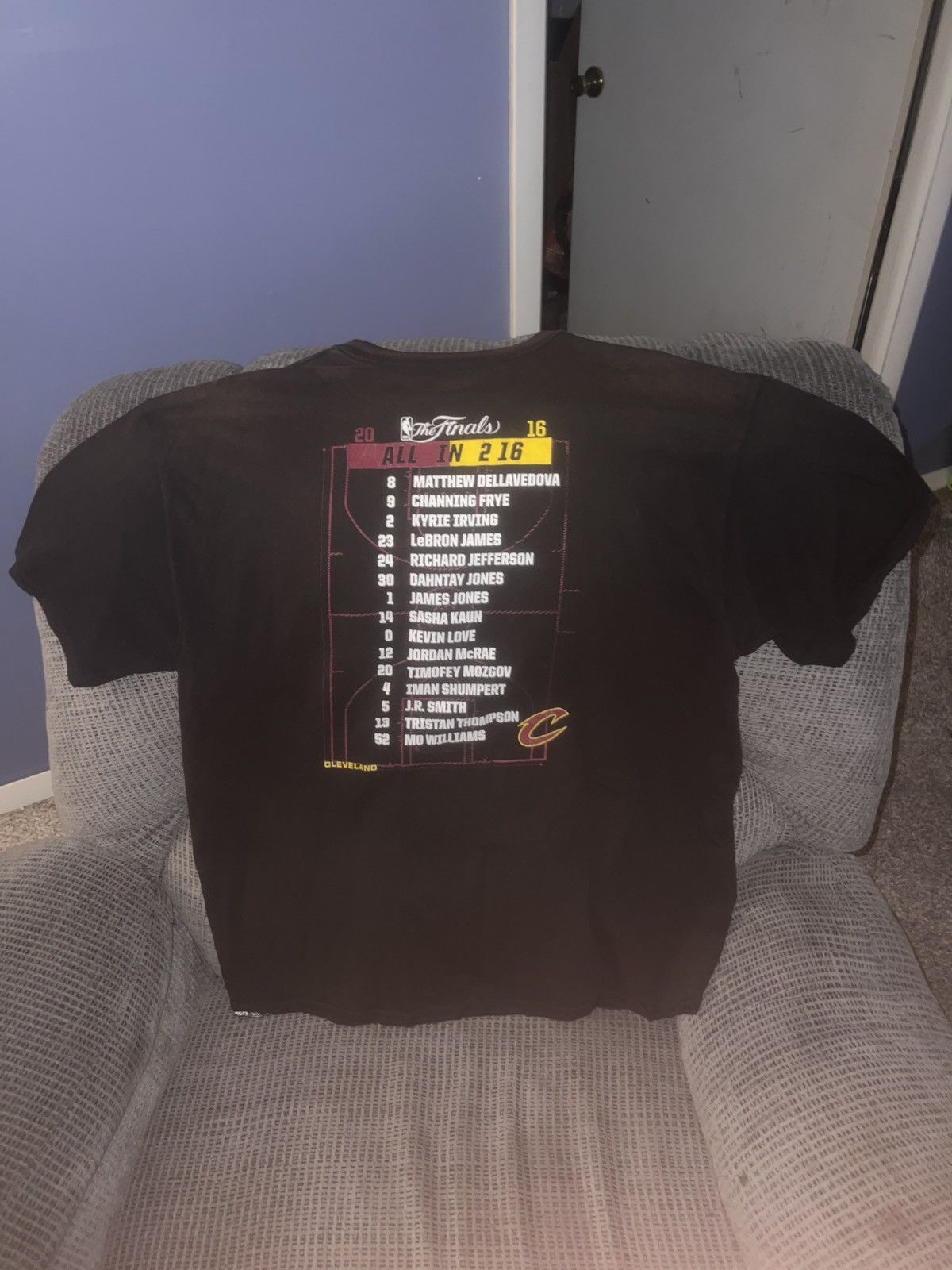 Majestic Majestic NBA Cavaliers 2016 The Finals All In 216 Tee Size US XXL / EU 58 / 5 - 6 Thumbnail