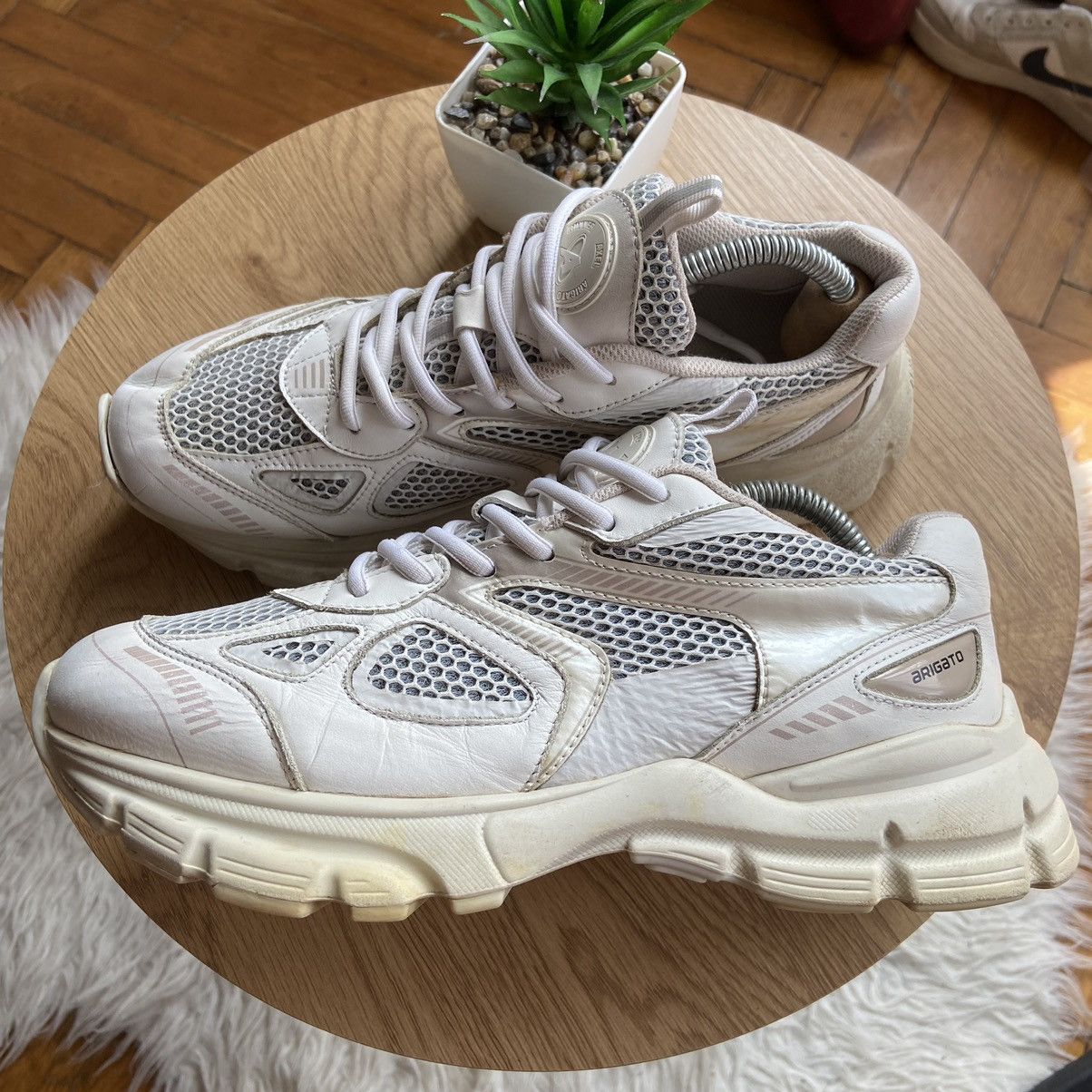 Axel Arigato Axel Arigato Marathon White Sneakers Size US 9 / IT 39 - 12 Thumbnail