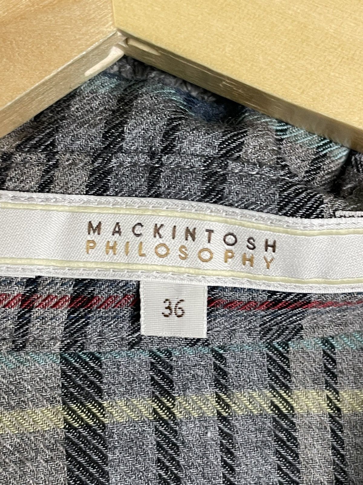 Japanese Brand × Mackintosh Mackintosh x Philosophy Rayon Collared Checked (30) Size S / US 4 / IT 40 - 4 Thumbnail