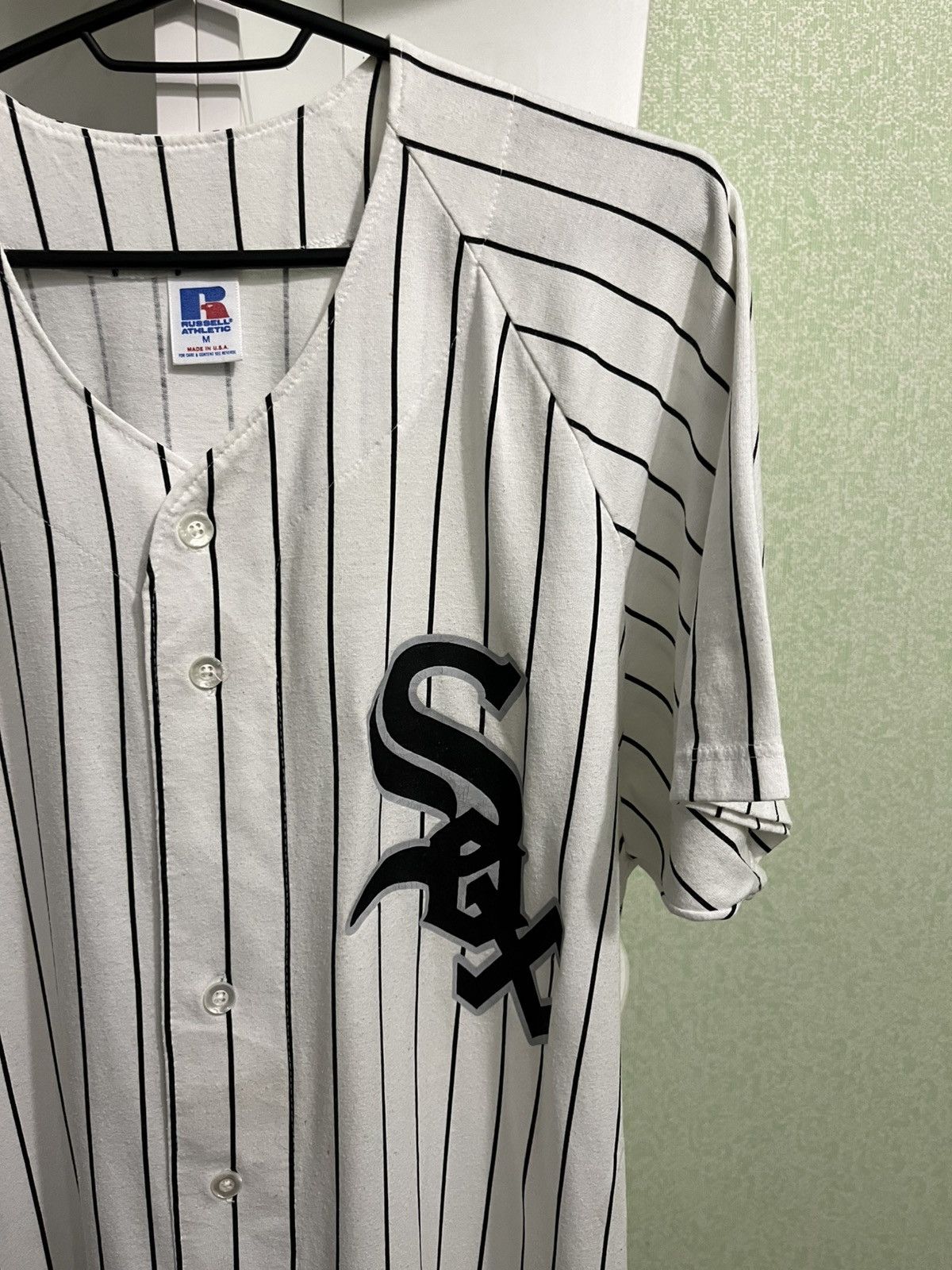 Majestic × Vintage Vintage Russell Athletic White Sox Jersey USA Made Size US M / EU 48-50 / 2 - 2 Thumbnail