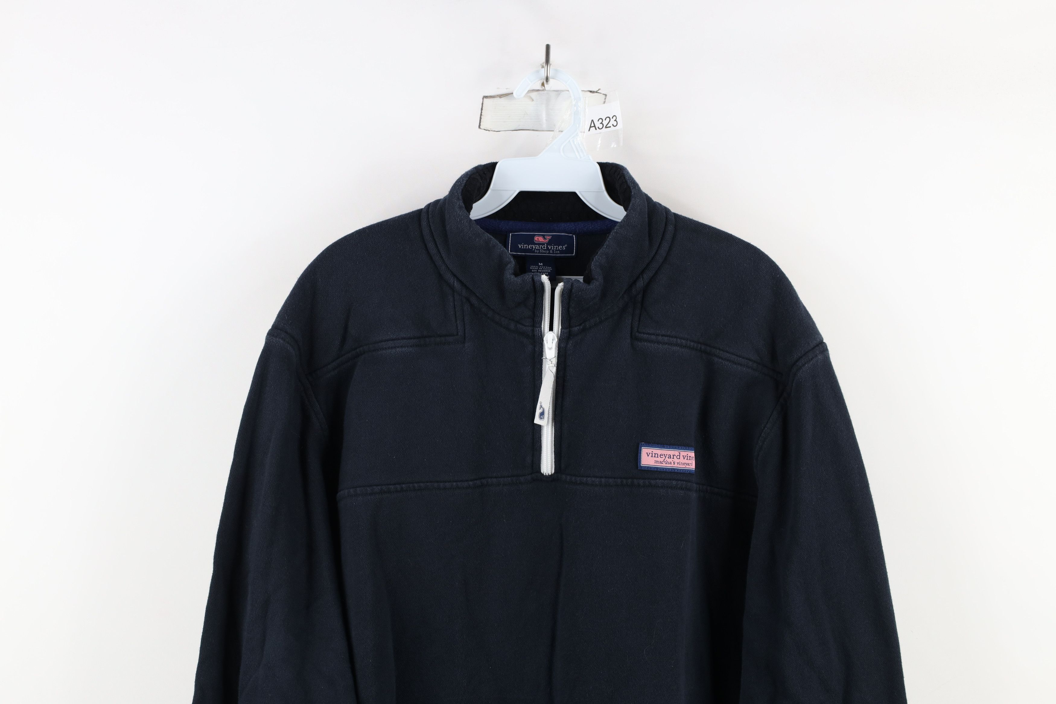 Vineyard Vines × Vintage Vineyard Vines Shep Spell Out Half Zip Pullover Sweatshirt Size US M / EU 48-50 / 2 - 2 Thumbnail