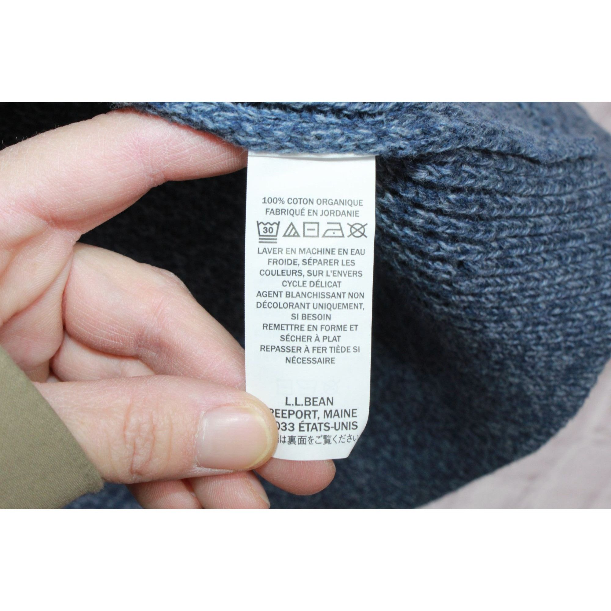 L.L. Bean × Vintage LL Bean Men's Organic Waffle Sweater Full Zip Vintage Size US XL / EU 56 / 4 - 9 Thumbnail
