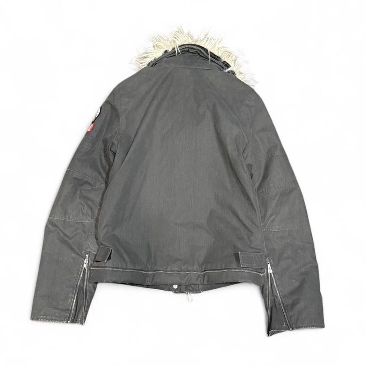 Juicy Couture Jeans Y2K Juicy Couture Fur Bomber Moto Patch 00s Vintage Jacket Size US S / EU 44-46 / 1 - 2 Thumbnail