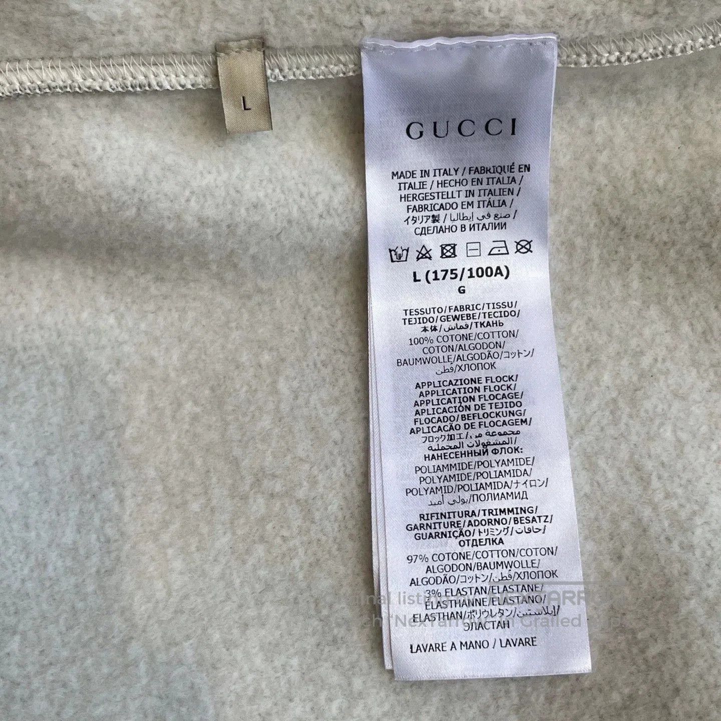 Gucci gray gucci hooded sweatshirt size large. Size US L / EU 52-54 / 3 - 6 Thumbnail