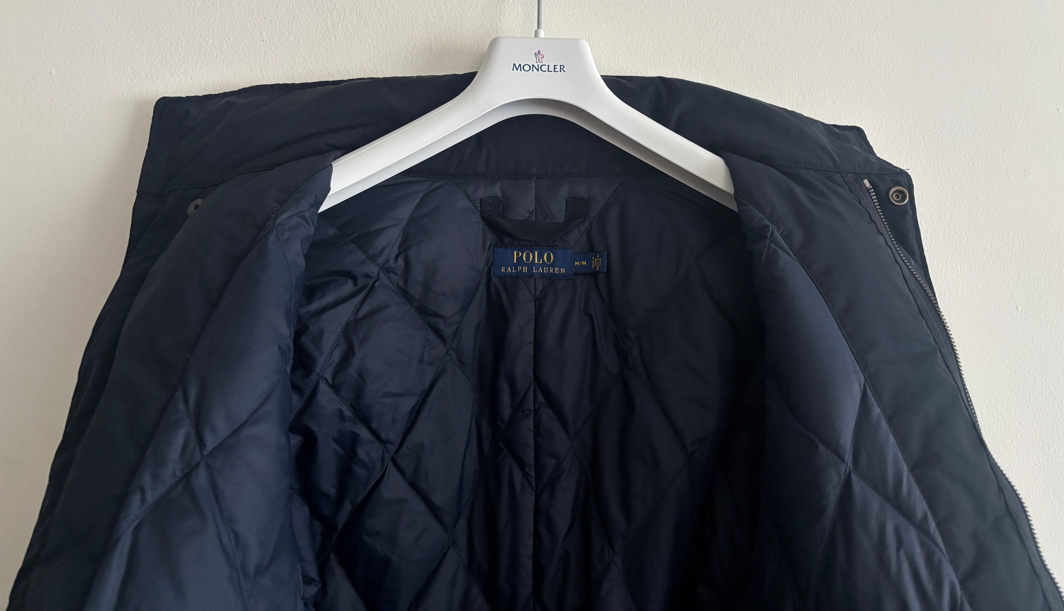 Polo Ralph Lauren $498 Navy Down M-65 Field Jacket - Medium Size US M / EU 48-50 / 2 - 12 Thumbnail
