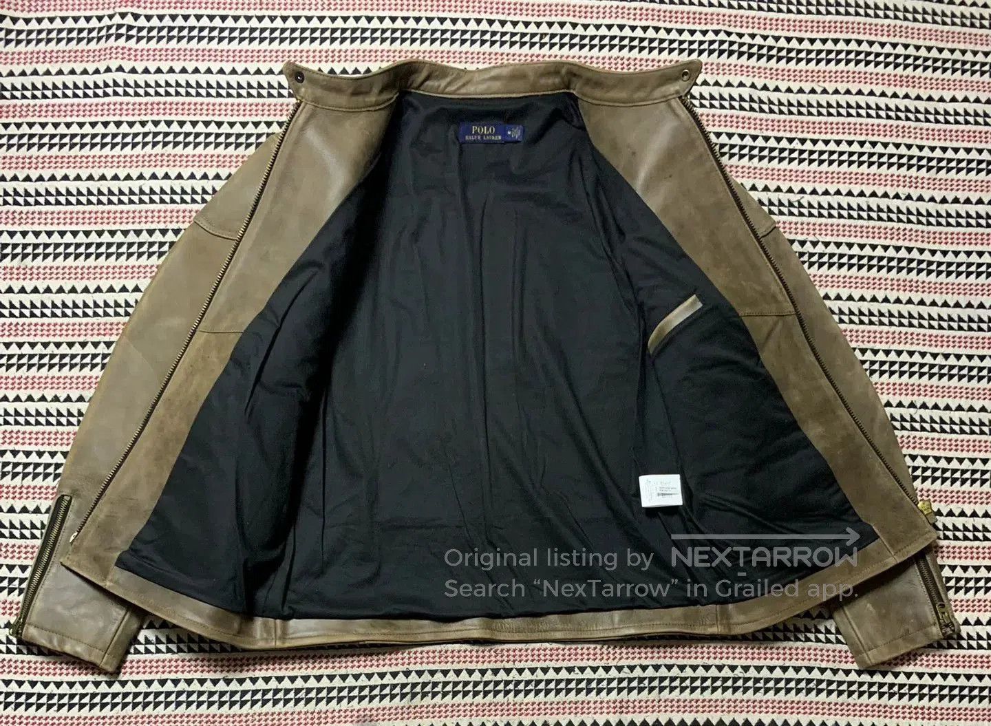 Polo Ralph Lauren POLO Leather Jacket in Brown for Men. Size US M / EU 48-50 / 2 - 3 Thumbnail