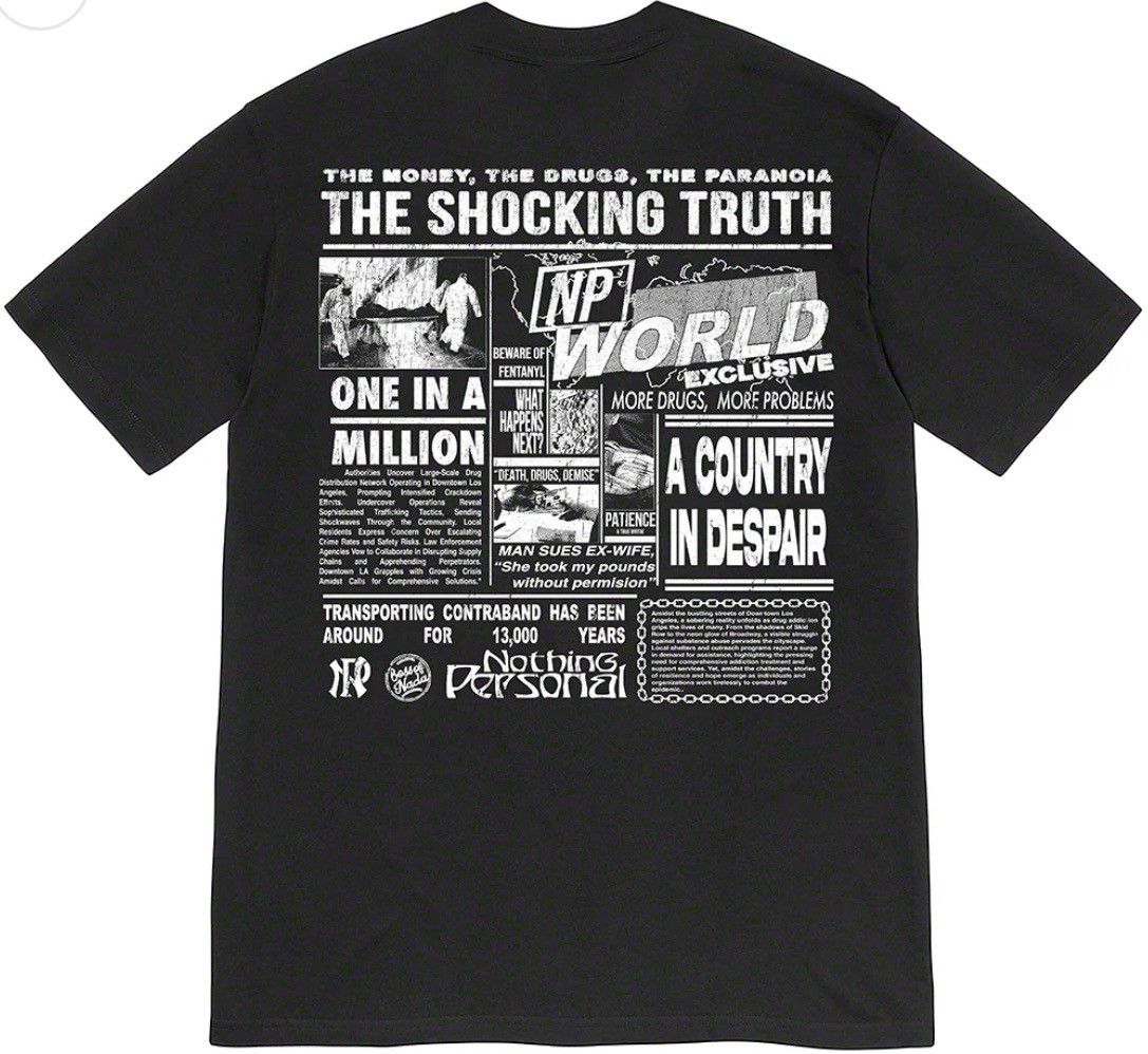 Vintage Brand New Nothing Personal Trapper T Shirt XL Size US XL / EU 56 / 4 - 1 Thumbnail