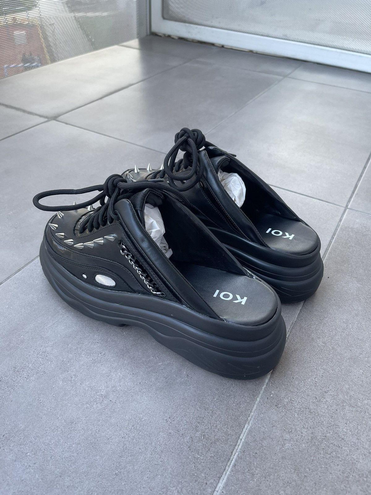 Other !DS! SS23 KOI Footwear Black Bane Mules Size US 8 / EU 41 - 11 Thumbnail