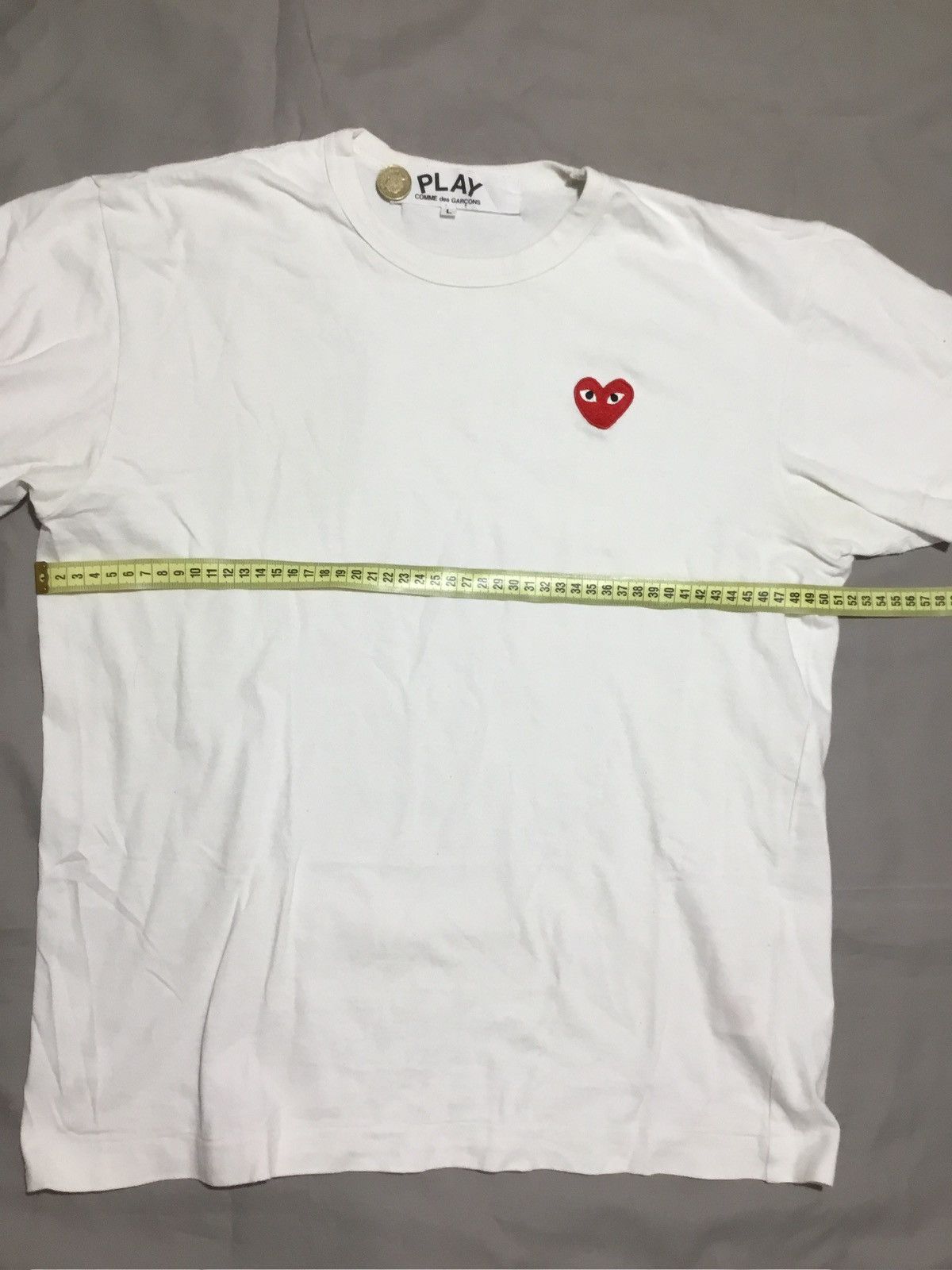 Other CDG Play COMME des GARÇONS White Red Heart L Size US L / EU 52-54 / 3 - 5 Thumbnail
