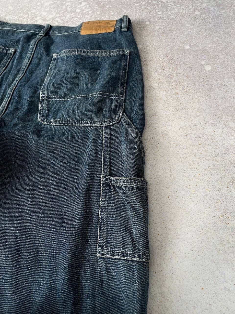 Other Vintage Route One Denim Cargo Carpenter Baggy Rap Shorts Y2K Size US 32 / EU 48 - 5 Thumbnail