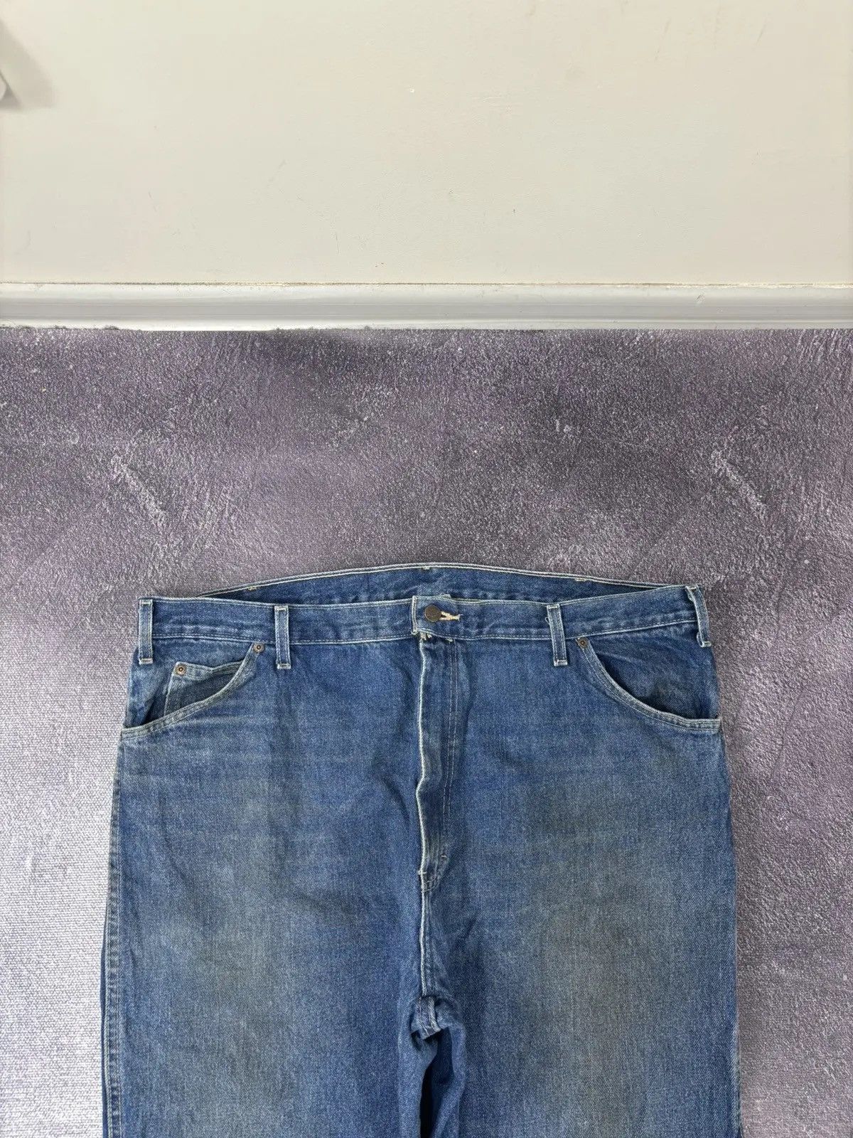 Dickies × Vintage Vintage Dickies Work Blue Denim American Hype Baggy Jeans Size US 42 / EU 58 - 9 Thumbnail