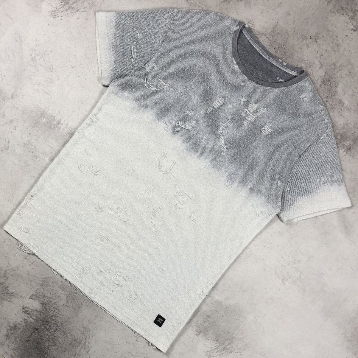 Drop Dead Drop Dead Ragged Destroyed Ombre Dip Dye Oliver Sykes Tee Size US L / EU 52-54 / 3 - 4 Thumbnail