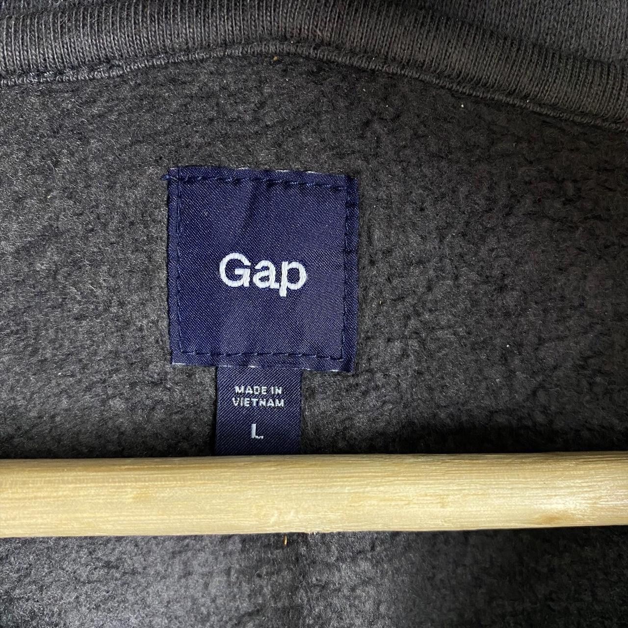 Vintage Vtg 90’ GAP USA Center Logo Grey Hoodie Pullover Jumper Size US L / EU 52-54 / 3 - 4 Thumbnail