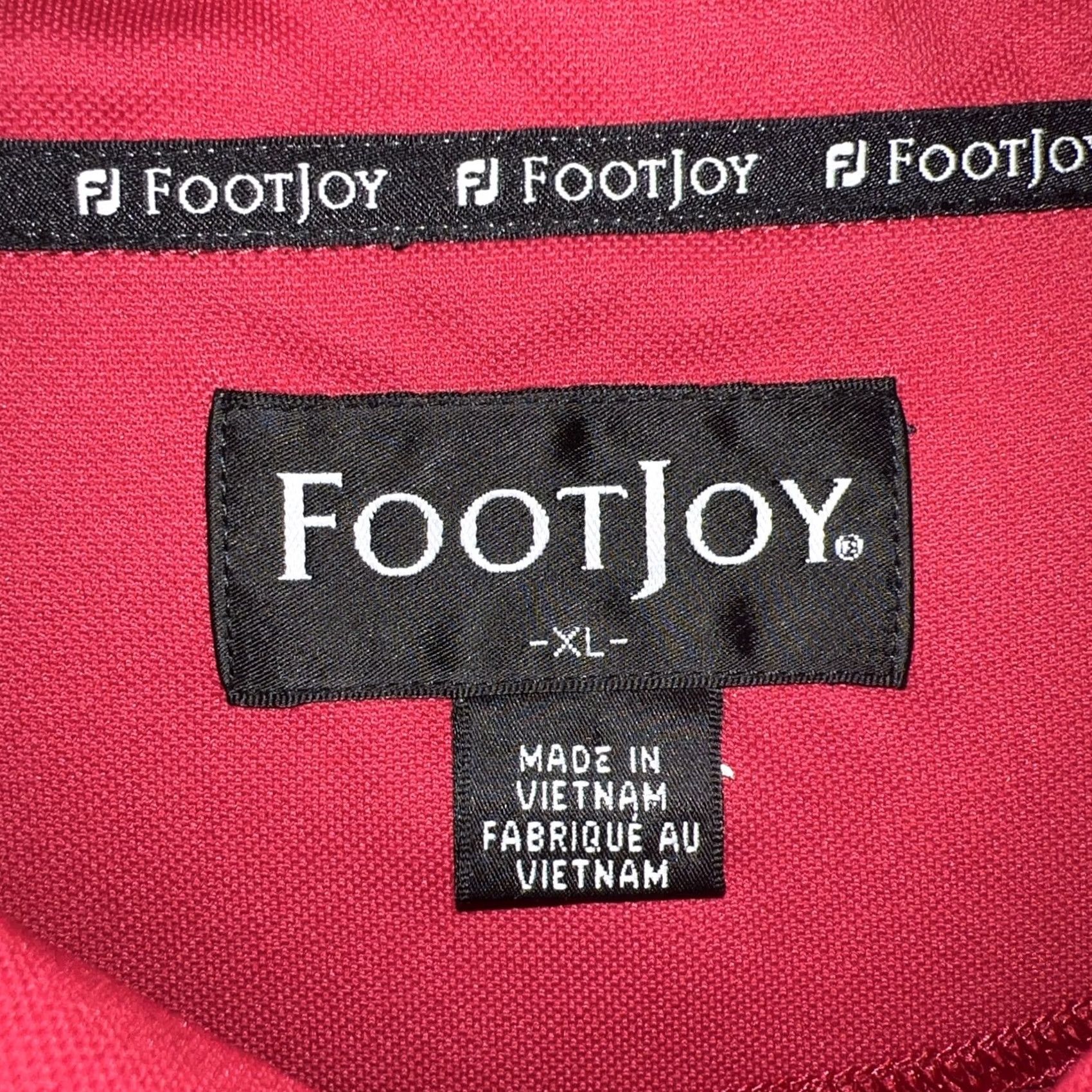 Footjoy FootJoy Polo Shirt Mens XL Red Size US XL / EU 56 / 4 - 3 Thumbnail