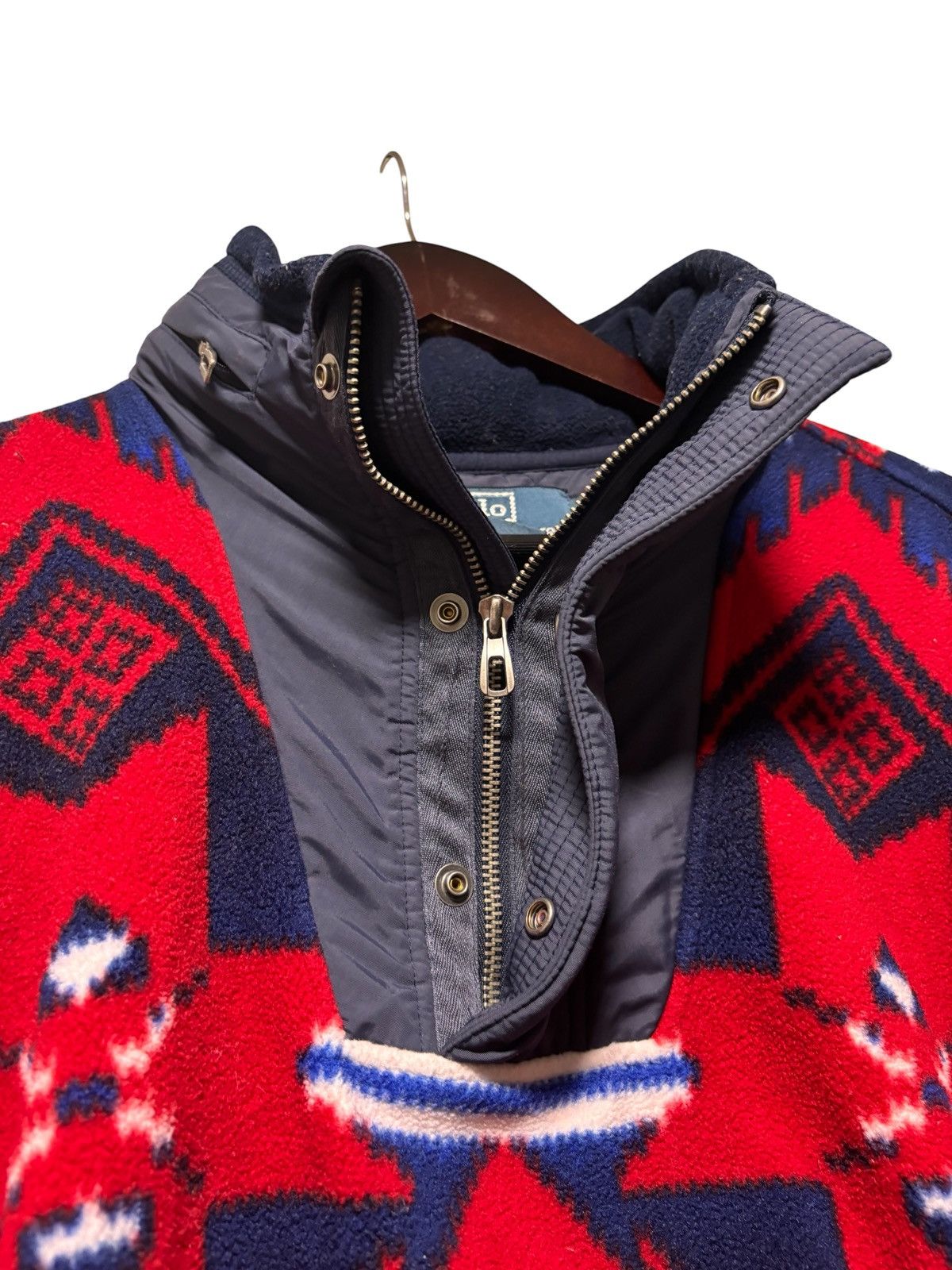 Polo Ralph Lauren VTG Polo Ralph Lauren Jacket Mens L Multi Fleece Aztec West Size US L / EU 52-54 / 3 - 6 Thumbnail