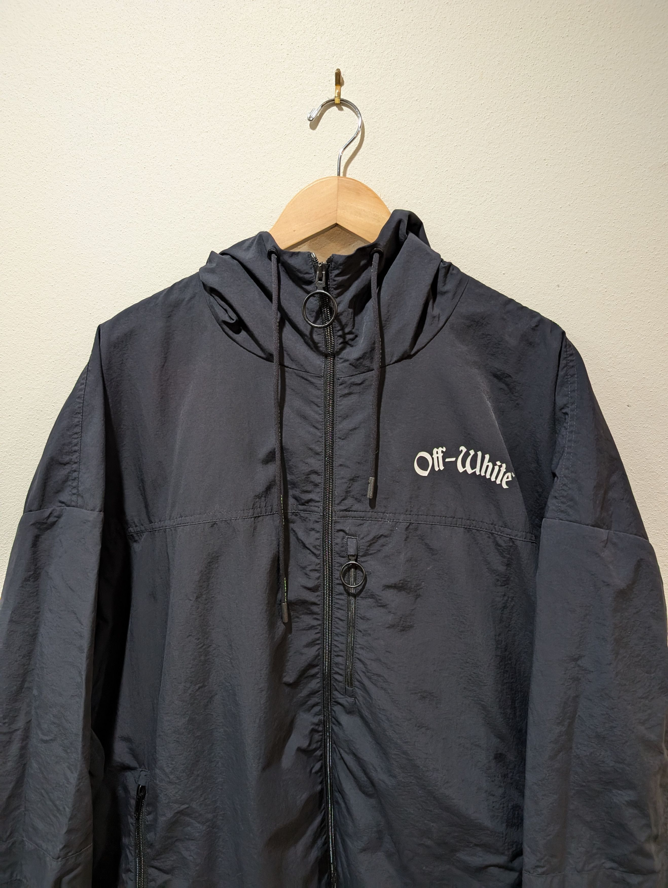 Off-White Impressionism Windbreaker Light Jacket Size US L / EU 52-54 / 3 - 3 Thumbnail