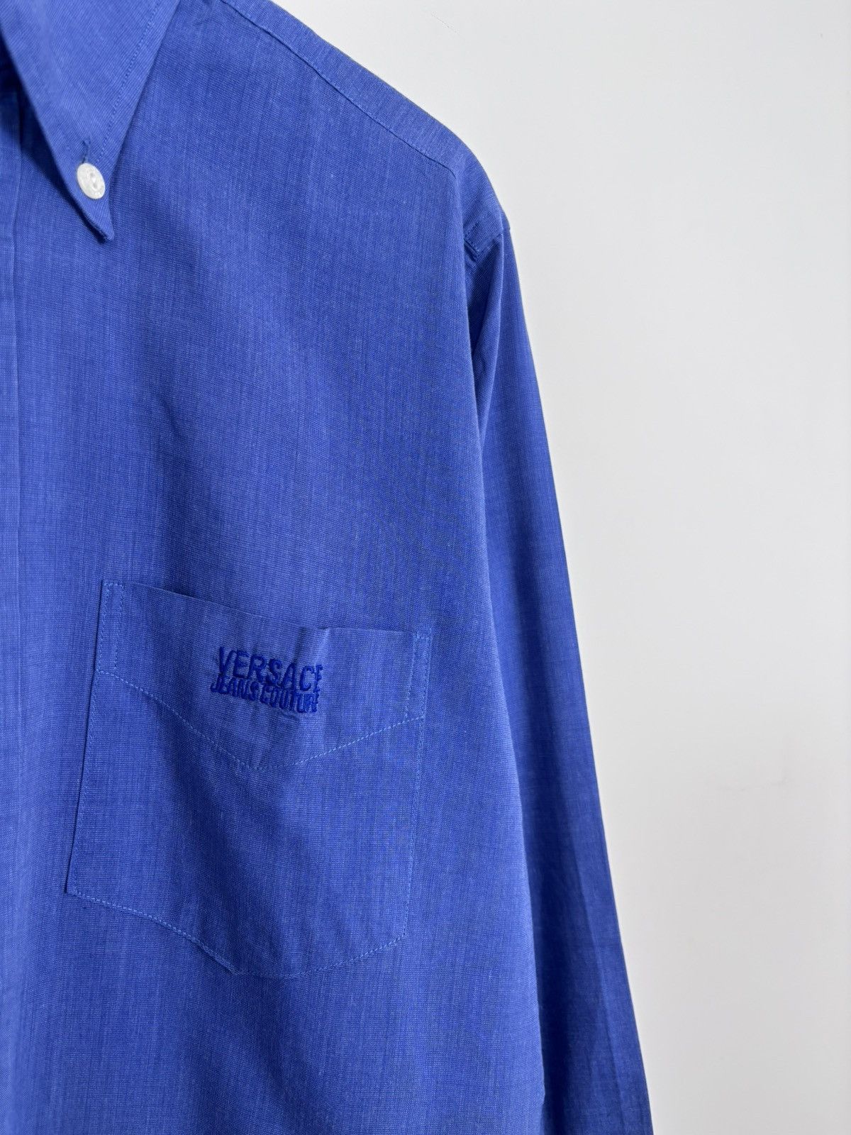 Versace Jeans Couture Vintage Versace Jeans Couture Men’s Blue Long Sleeve Shirt Size US M / EU 48-50 / 2 - 5 Thumbnail