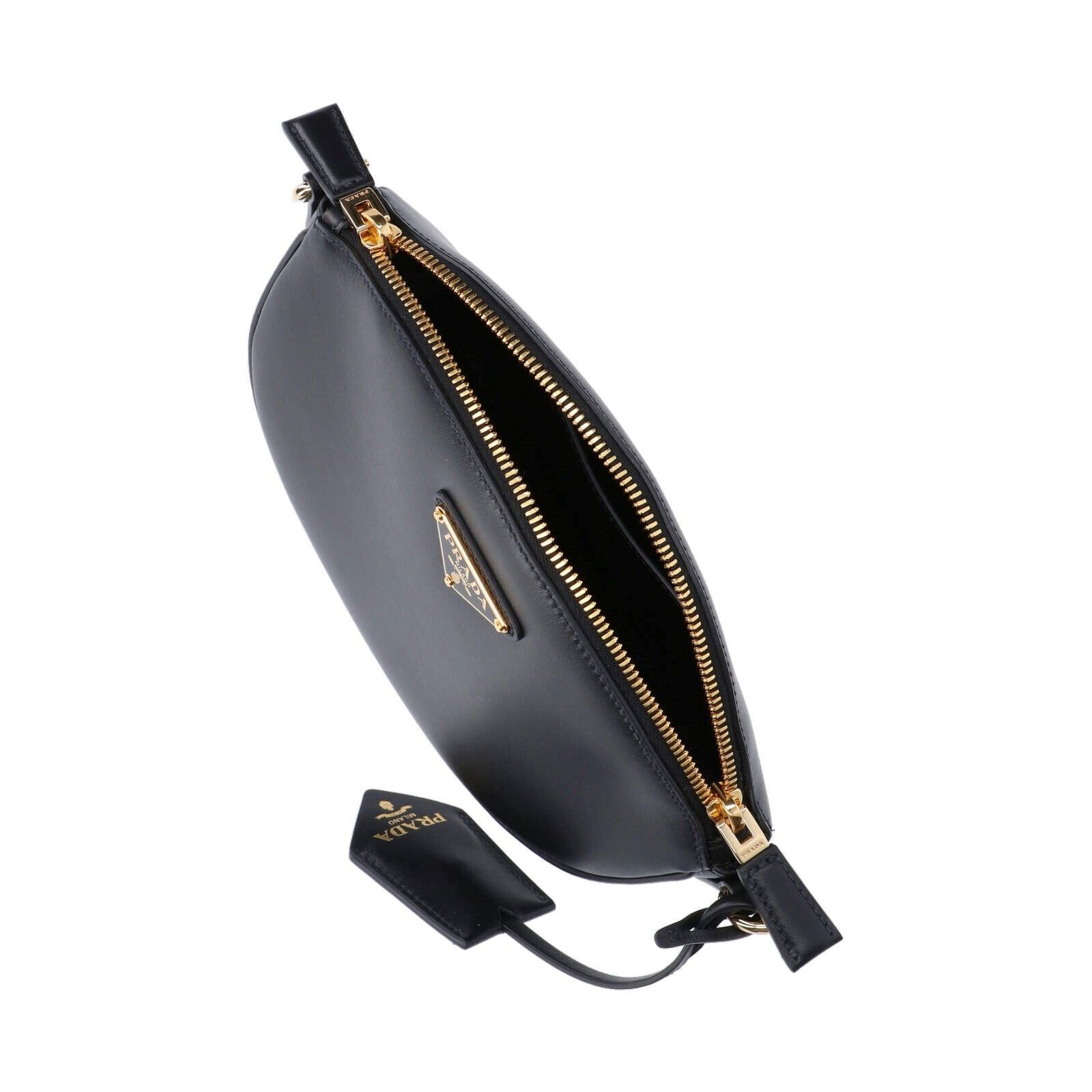 Prada PRADA Mini Black Leather Shoulder Bag New And Authentic Size ONE SIZE - 4 Thumbnail